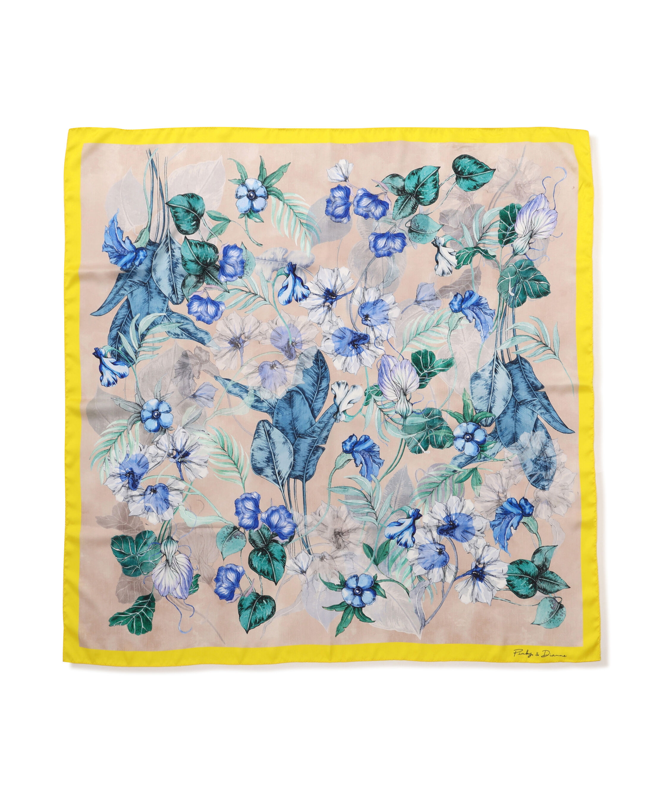  「ボタニカルアートプリントスカーフ」|バンダナ・スカーフ|