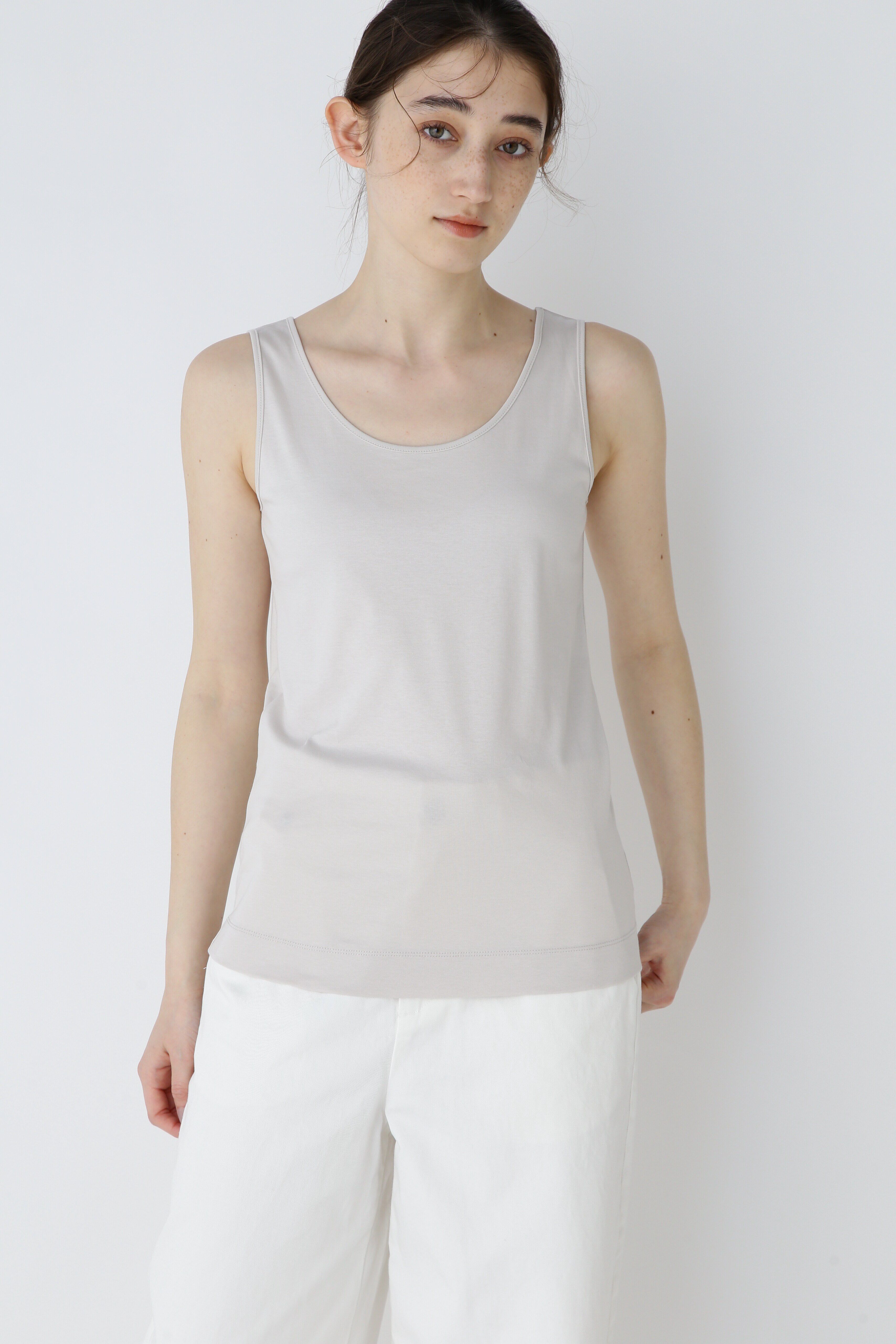  「オーガニックコットンスムースタンクトップ」|Tシャツ・カットソー|