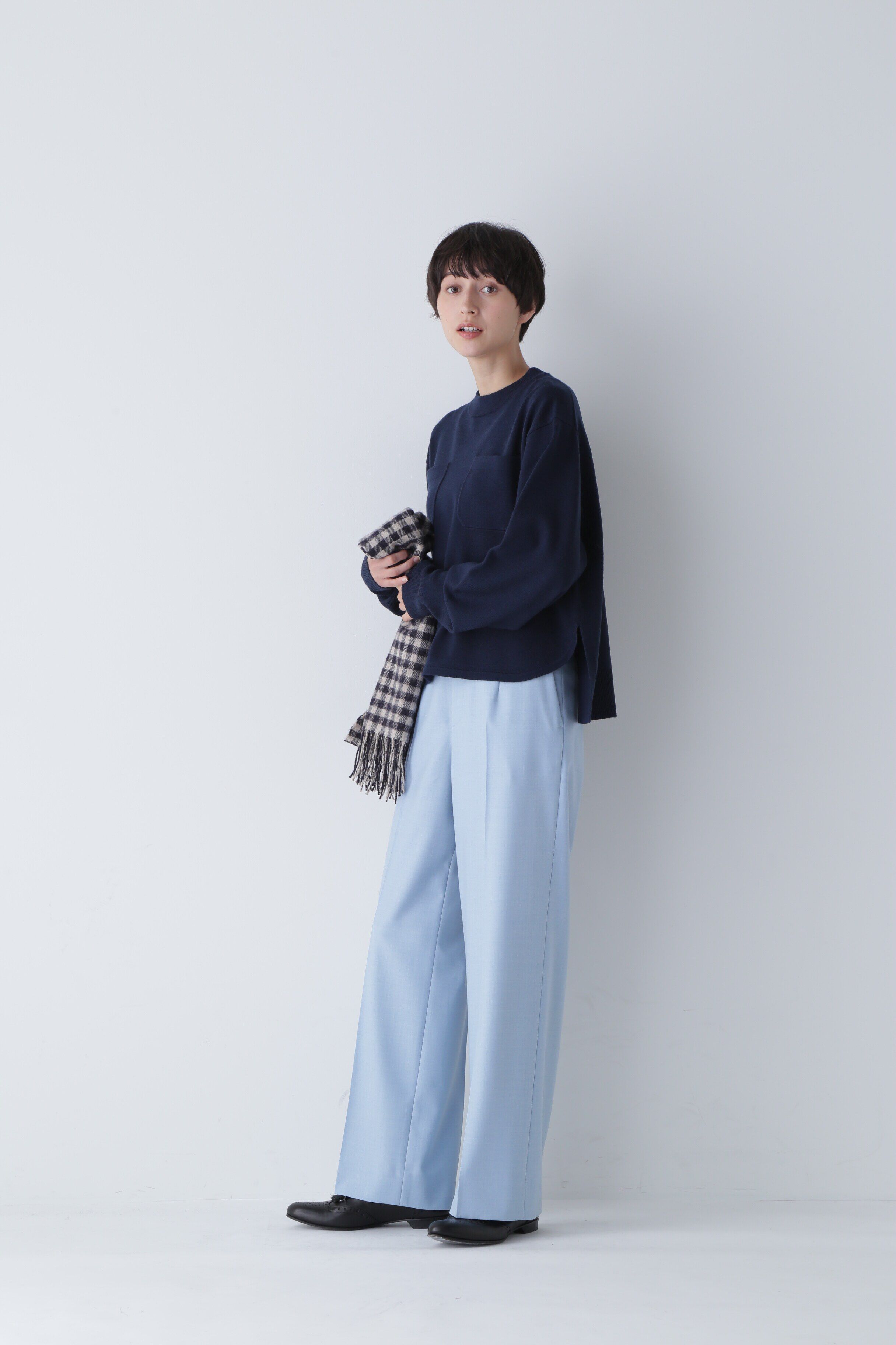  「◆センタープレスセミワイドパンツ」|その他|