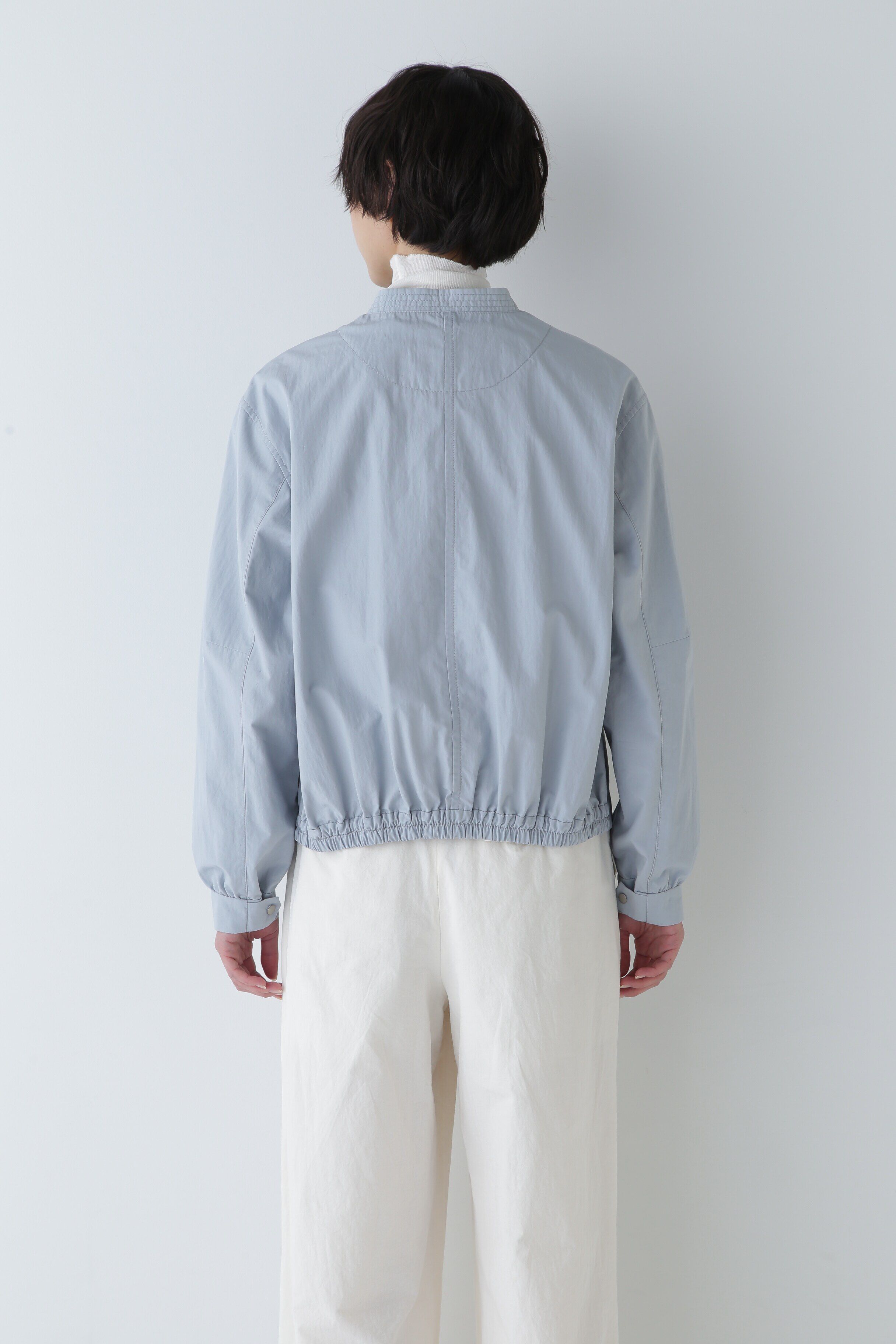  「◆ノーカラーショートブルゾン」|ブルゾン・スタジャン|