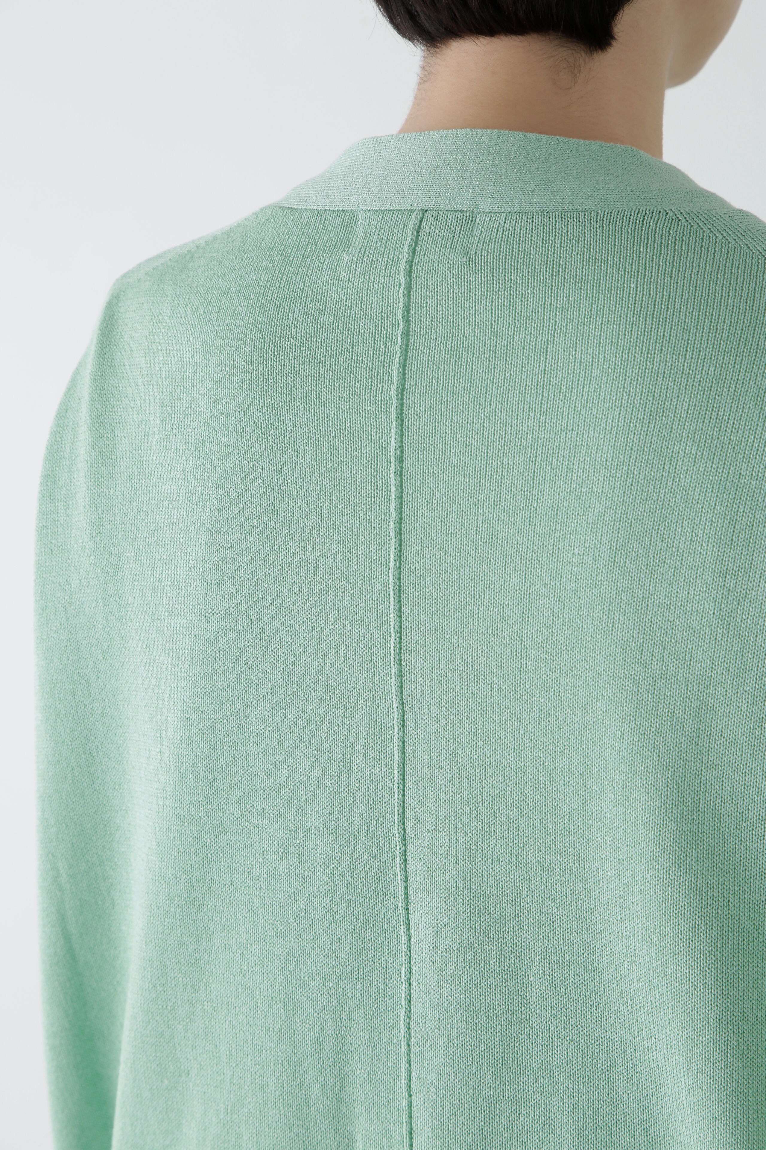  「◆【ウォッシャブル】ペーパーヤーンミドル丈カーディガン」|ニット・セーター|