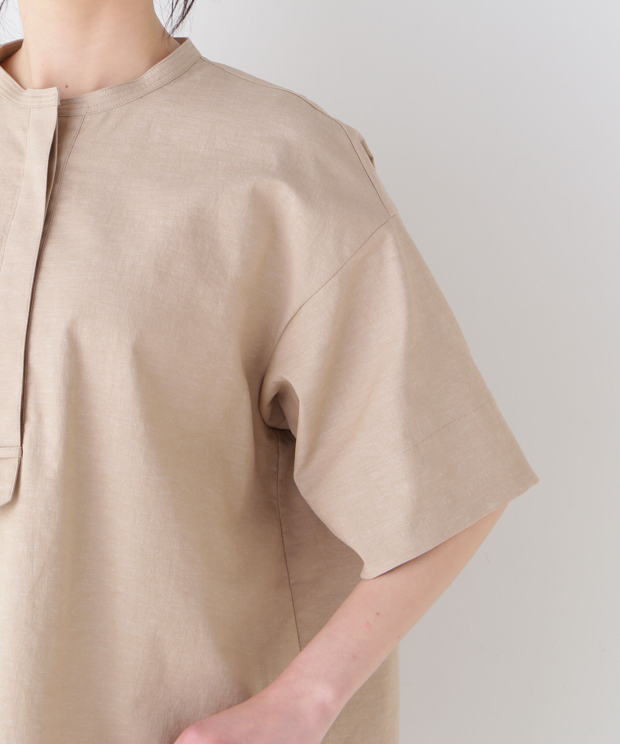  「◆クールマックス混オーバーブラウス」|シャツ・ブラウス|