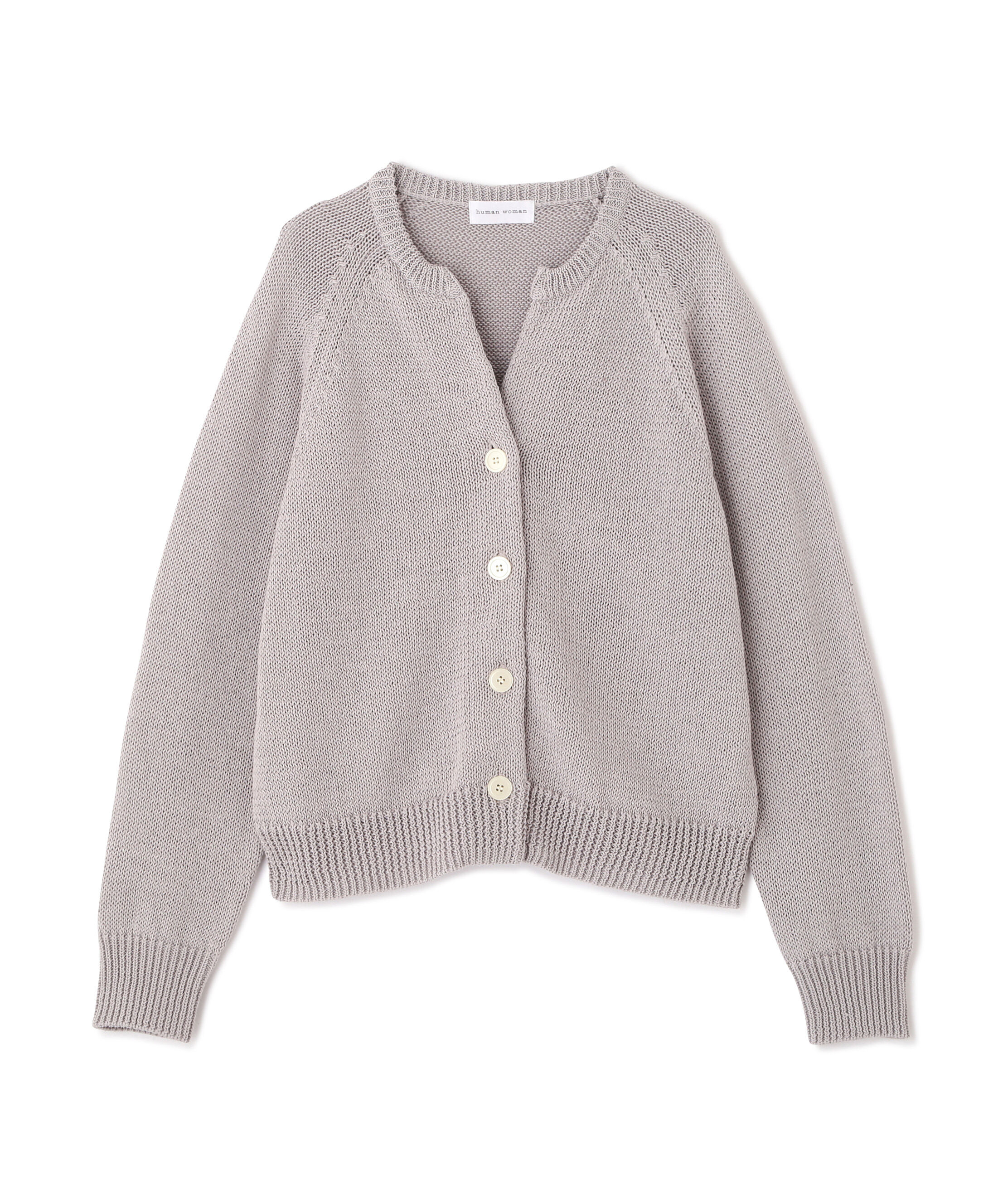  「◆《ウォッシャブル》ギマコットンキーネックカーディガン」|ニット・セーター|