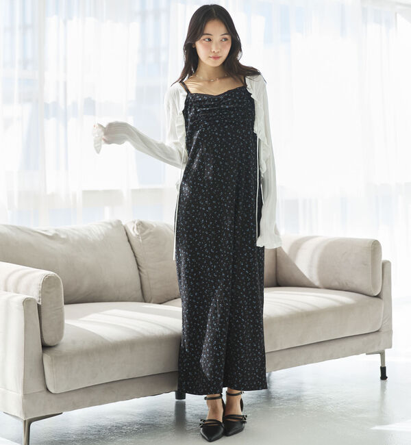 archives「レーストリム花柄キャミワンピース」|ワンピース|