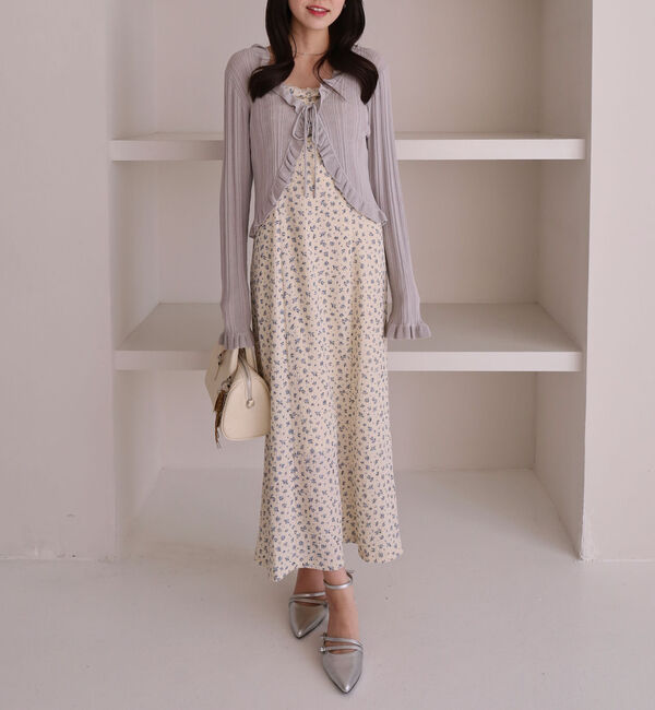 archives「レーストリム花柄キャミワンピース」|ワンピース|IVORY