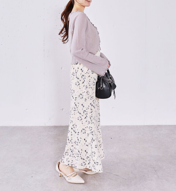 archives「ハニカムフリルニットカーディガン&times;花柄マーメイドキャミｏｐＳＥＴ」|ワンピース|
