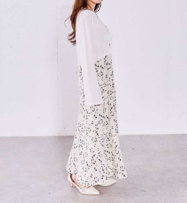 archives「ハニカムフリルニットカーディガン&times;花柄マーメイドキャミｏｐＳＥＴ」|ワンピース|