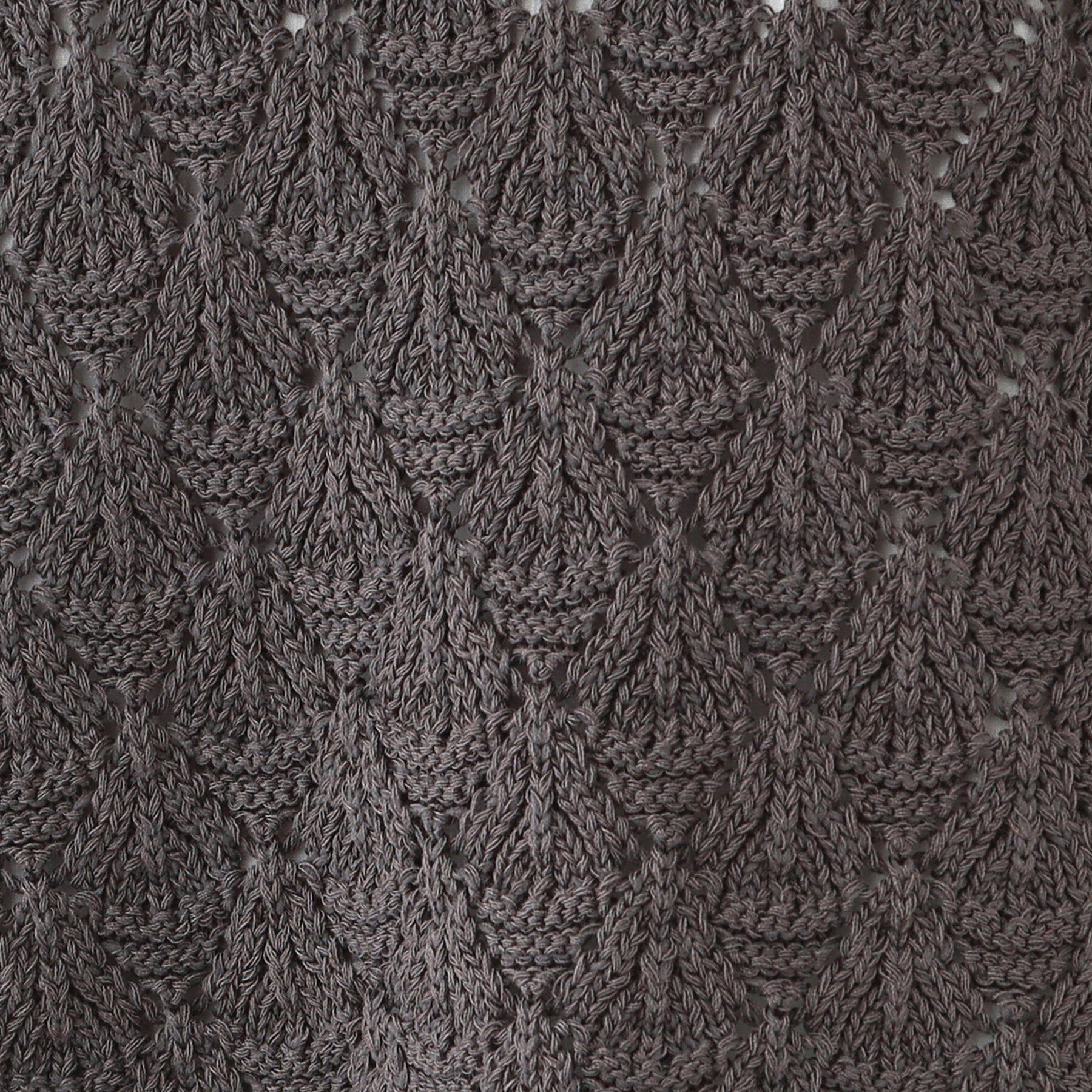 SHOO･LA･RUE「【洗える/S-LL/2点セット】透かし柄ベスト+ブラウス」|ニット・セーター|