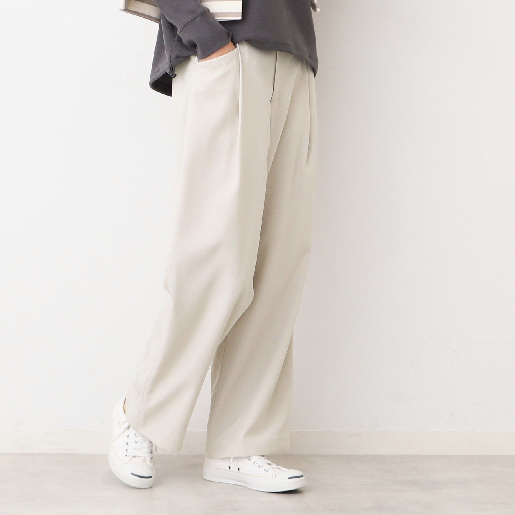 Dessin「【洗える】タック入りワイドパンツ（S～L）」|その他|