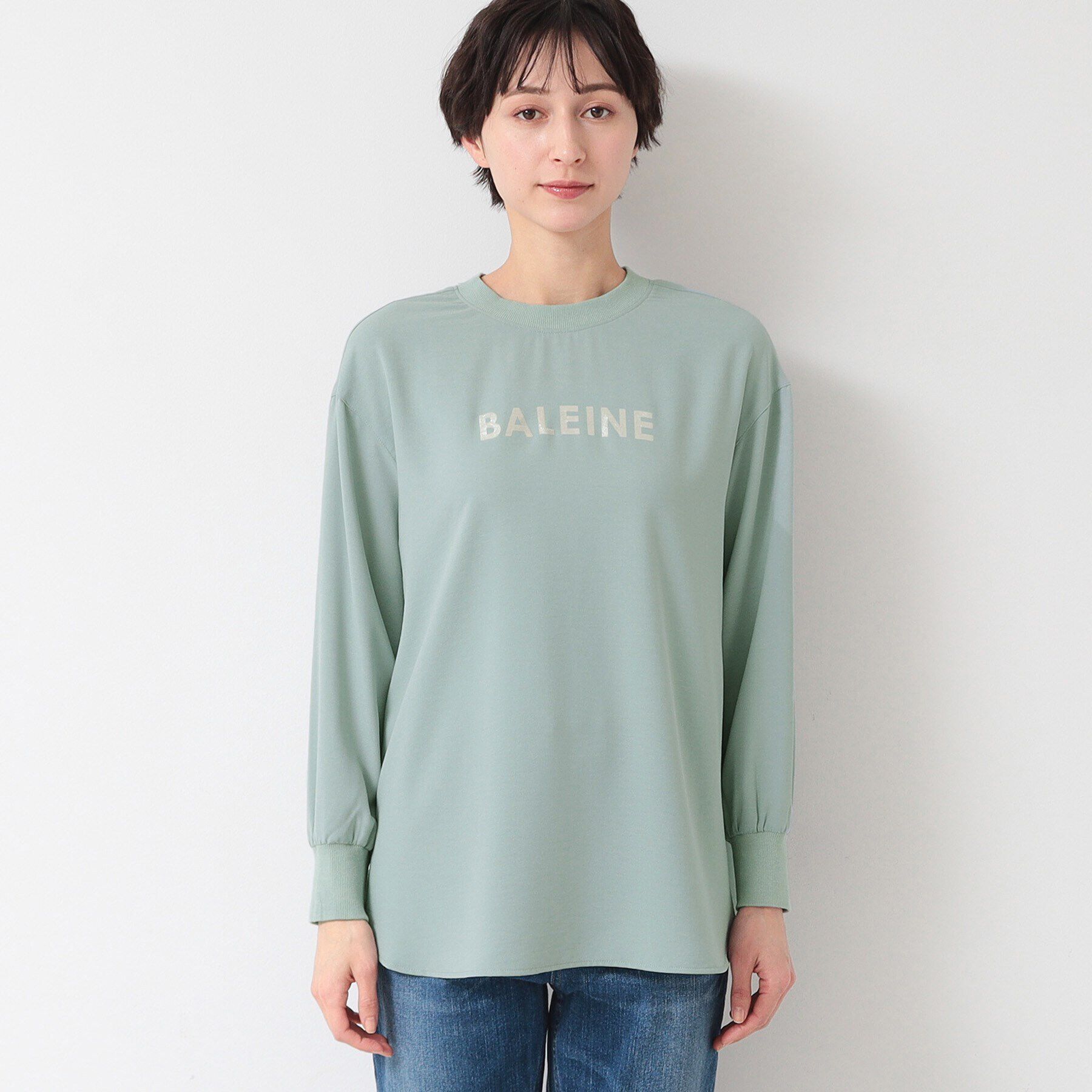 Dessin「【洗える】バックヘンリープリントブラウス（XS～L）」|シャツ・ブラウス|