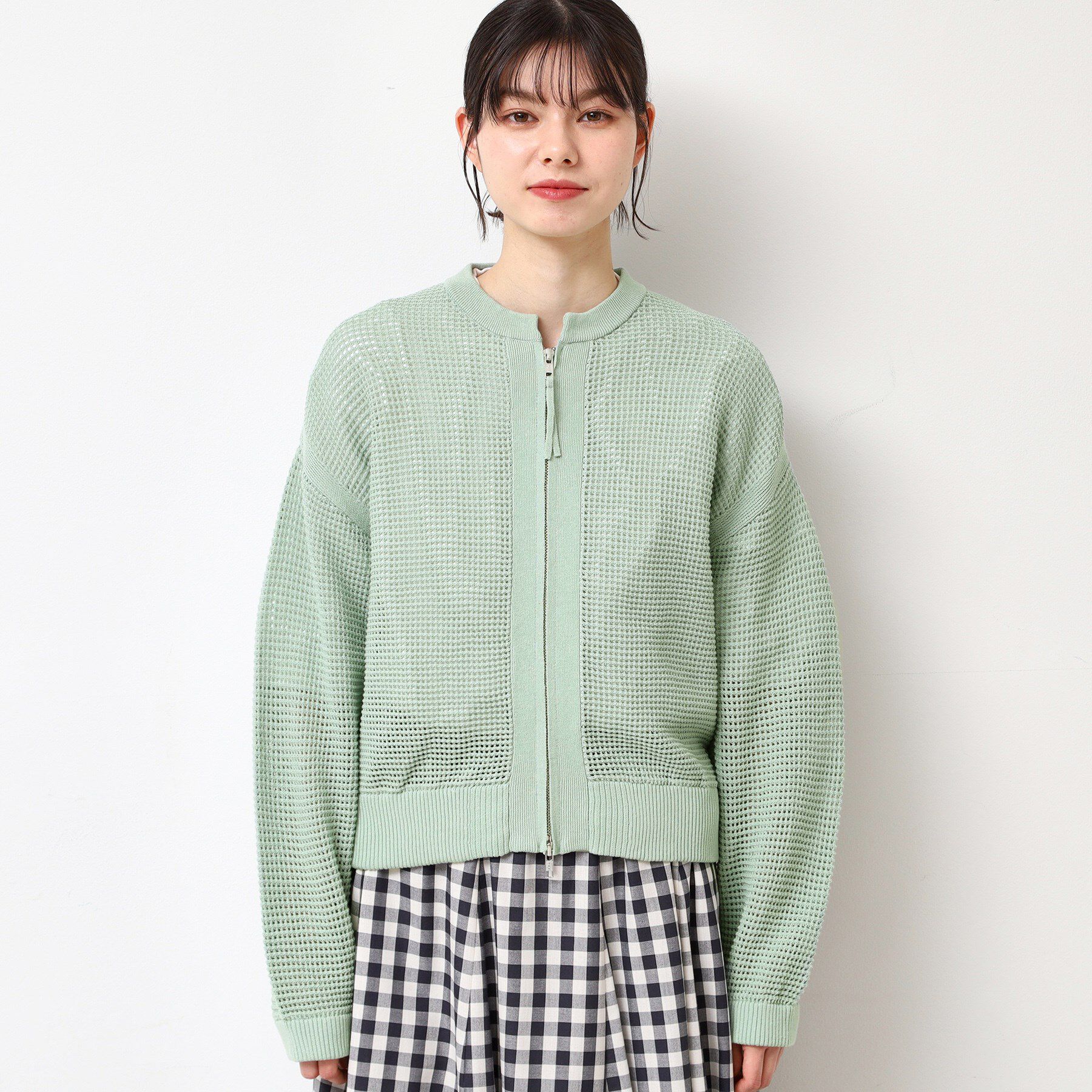 Dessin「【セットアップ可能・洗える】コットンメッシュブルゾン」|ブルゾン・スタジャン|