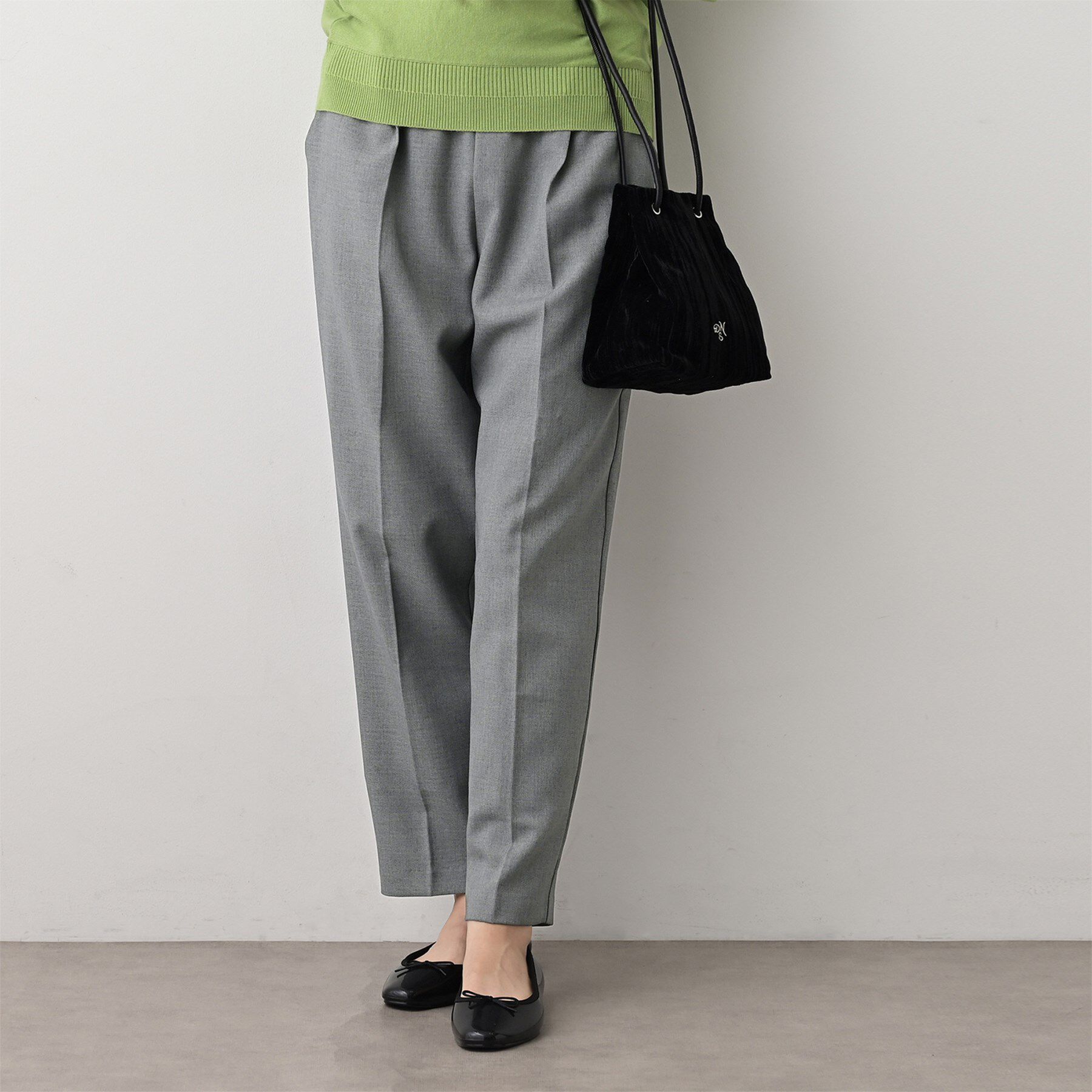 Dessin「【ウエストゴム/裏地付き】コンフォートテーパードパンツ」|その他|