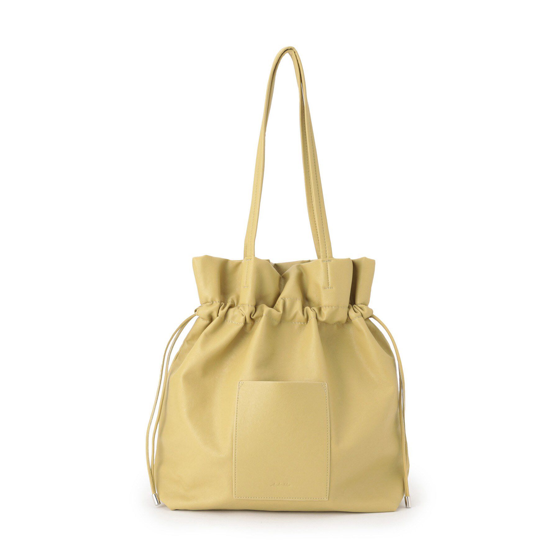 ITS&rsquo;DEMO「【A4対応】合皮巾着トート」|トートバッグ|