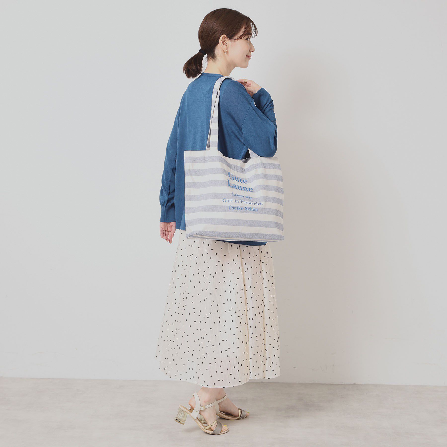 ITS&rsquo;DEMO「【A4対応】ロゴ刺繍ラージトート」|トートバッグ|