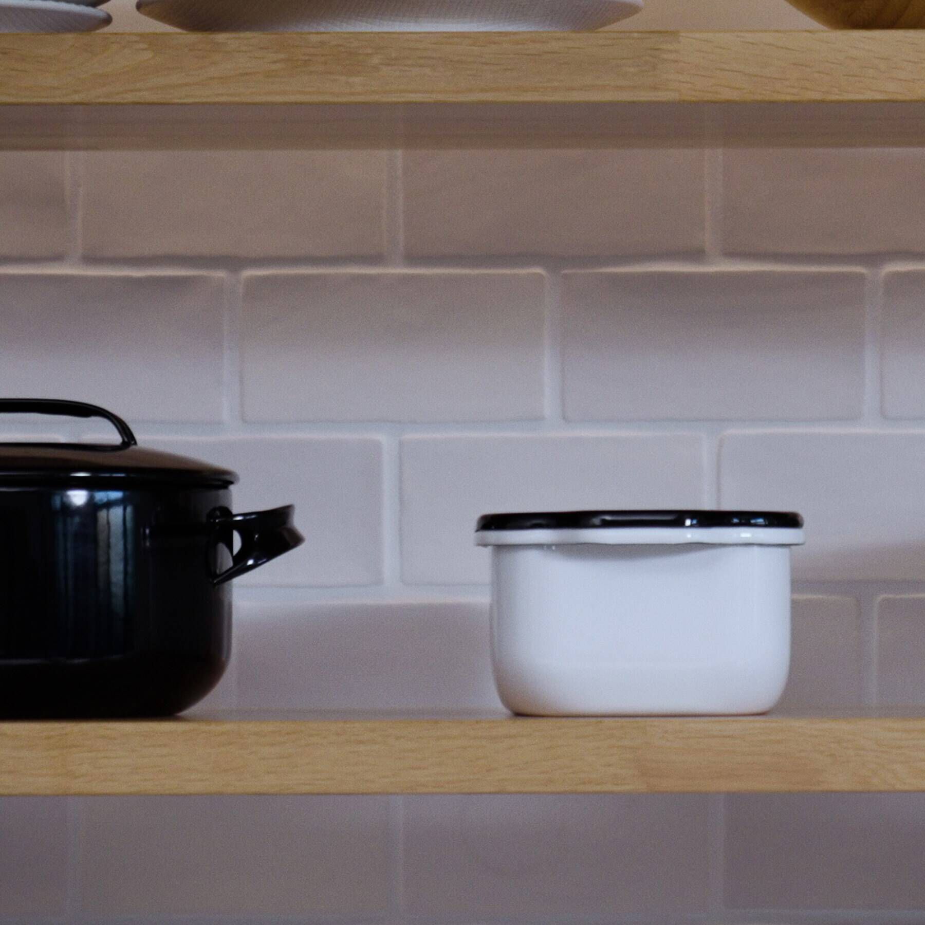 212 KITCHEN STORE「角型天ぷら鍋 WH ＜富士ホーロー＞」|食器・キッチングッズ|