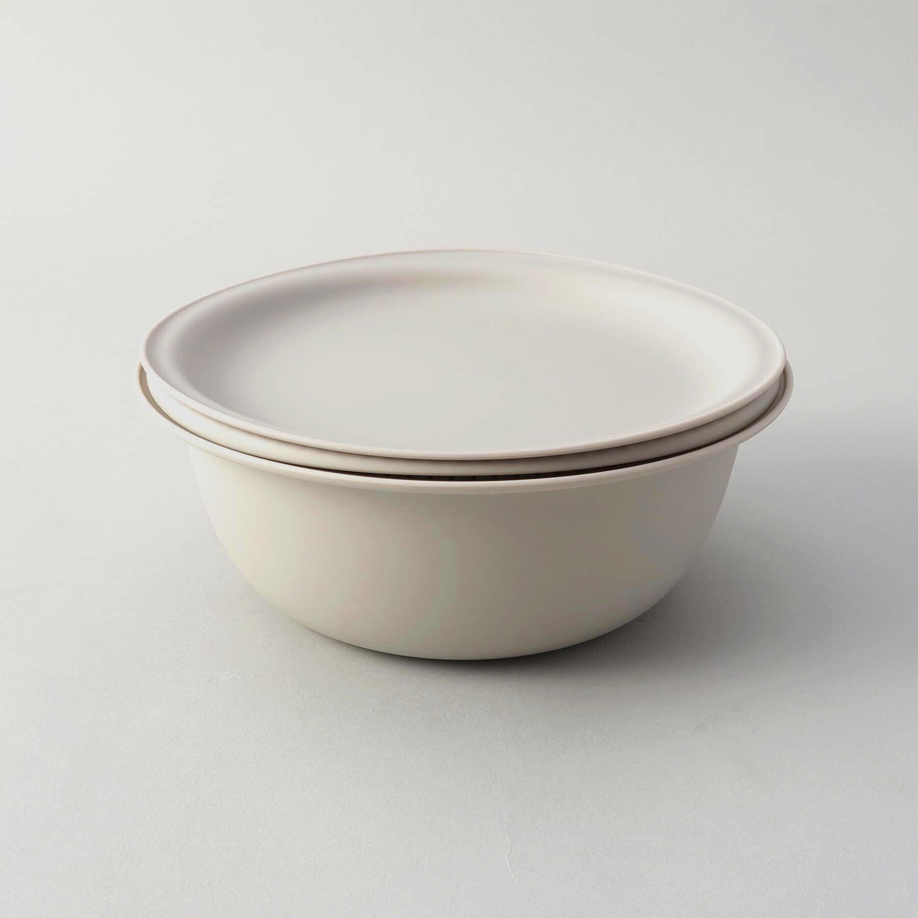 212 KITCHEN STORE「きほんの道具 ザルボウル21cm GY ＜marna マーナ＞」|食器・キッチングッズ|