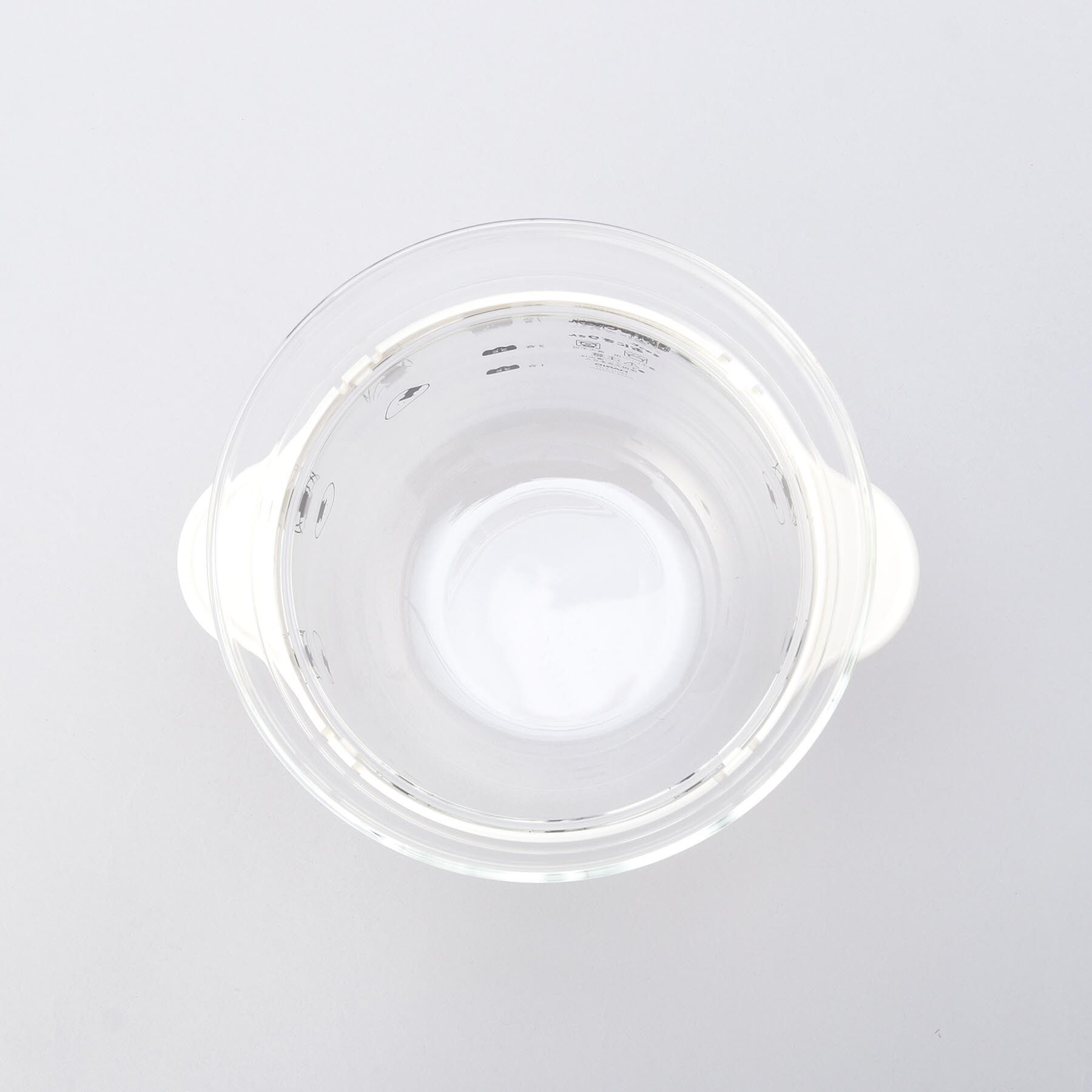 212 KITCHEN STORE「ぎゅっとおにぎりさん ガラスのレンジご飯釜　WH」|食器・キッチングッズ|