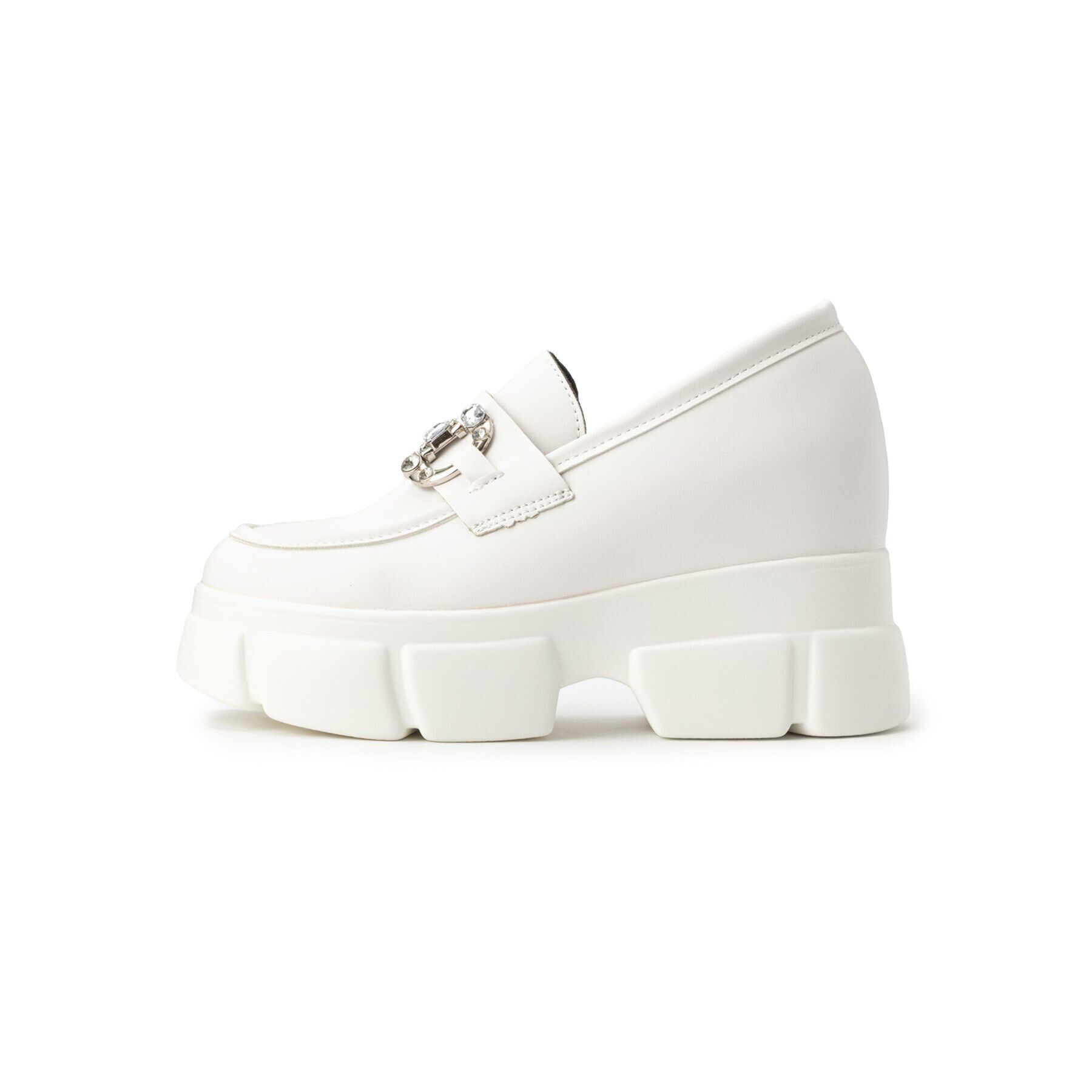 csT&P「厚底キラキラチャーム付きローファーパンプス」|パンプス|