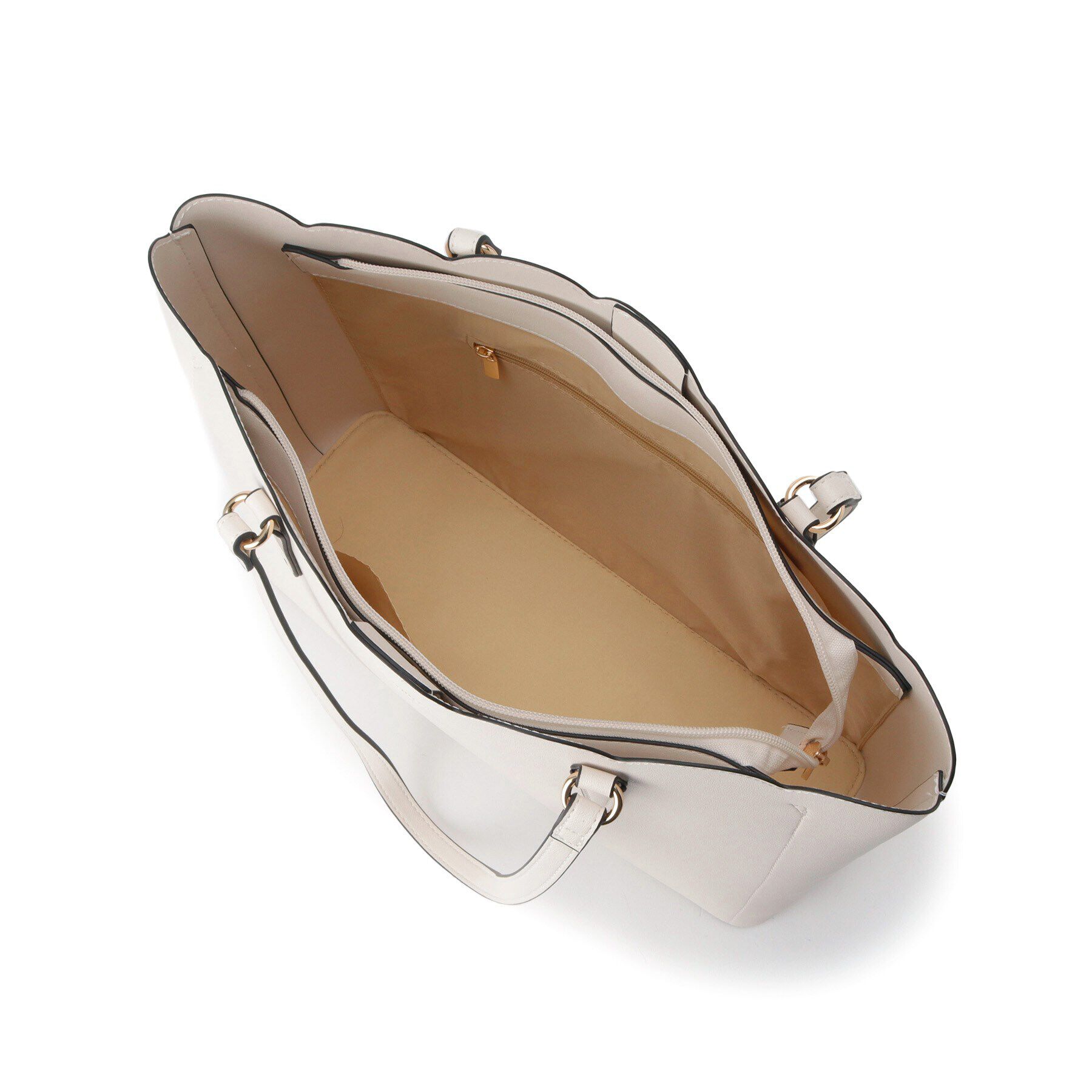 Ober Tashe「スカラップ合皮トート」|トートバッグ|