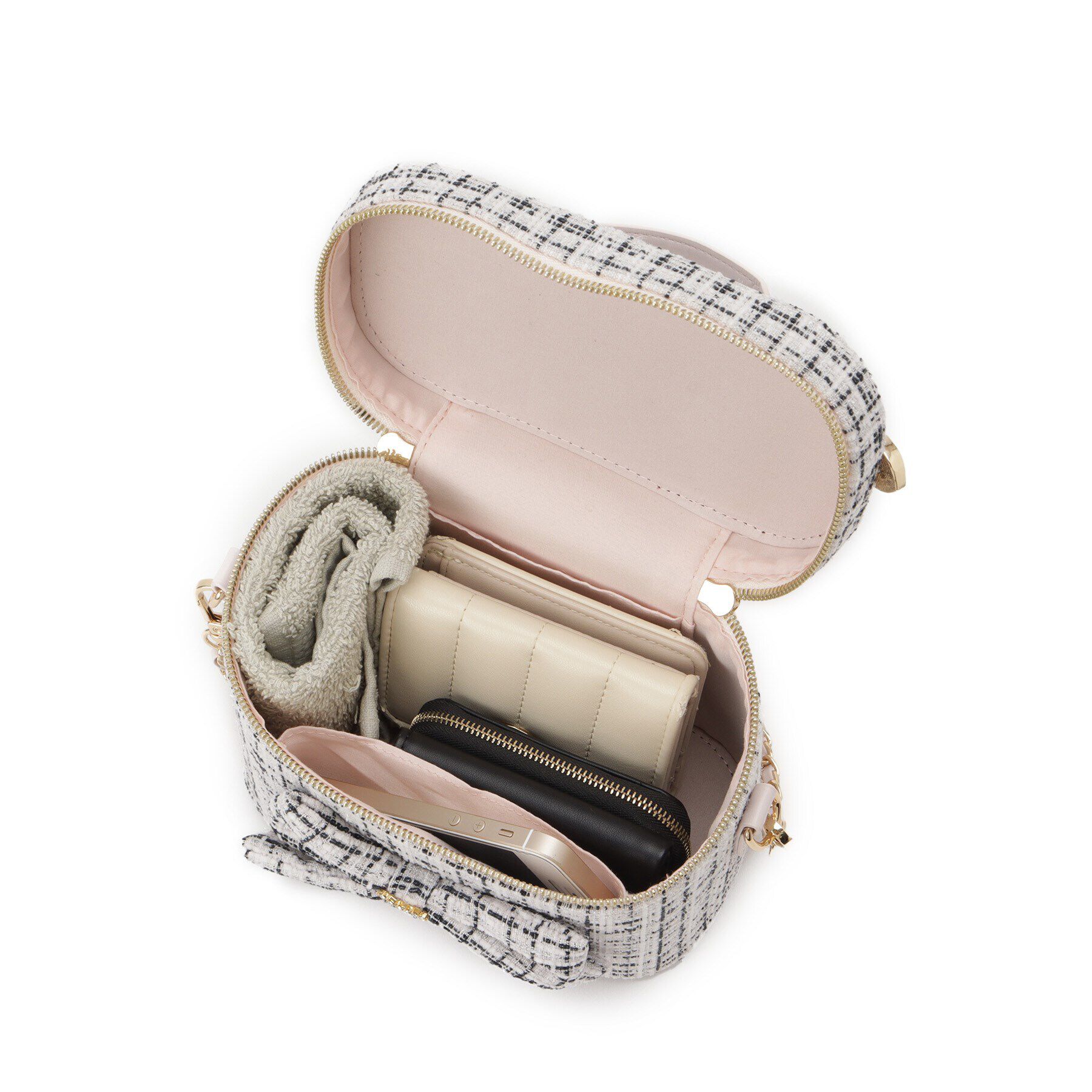 Ober Tashe「リボン付きバニティショルダーバッグ」|ショルダー・メッセンジャー|