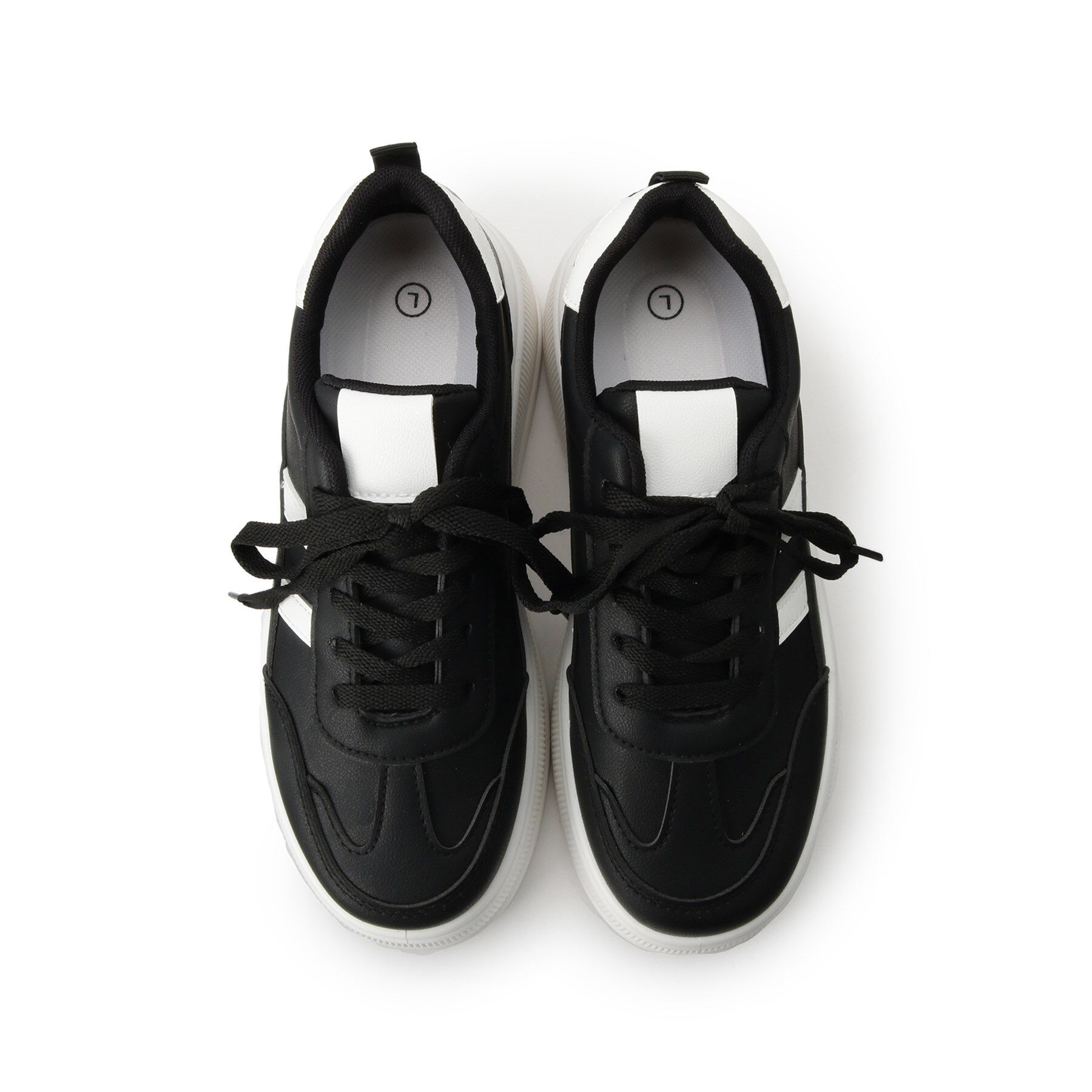 csT&P「厚底ラインデザインスニーカー」|スニーカー|