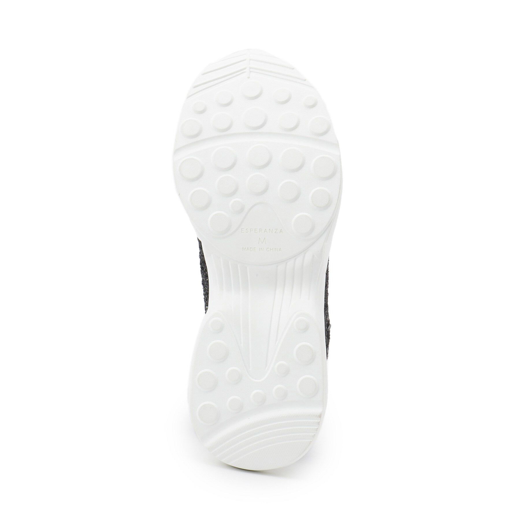 ESPERANZA「【EC先行販売】グリッター&times;ツイード ラインストーンスニーカー」|スニーカー|