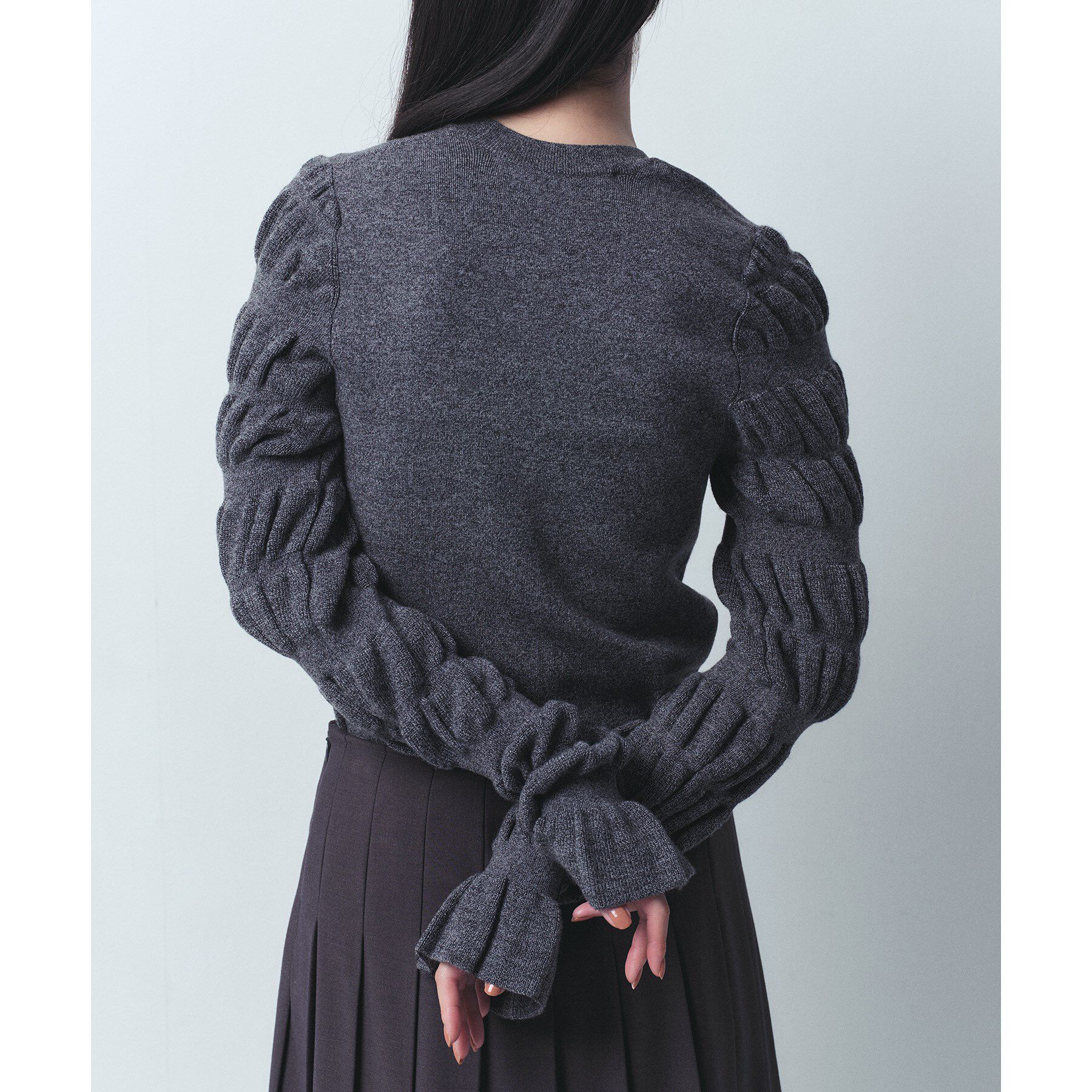 CODE A「gathered sleeves knit」|ニット・セーター|