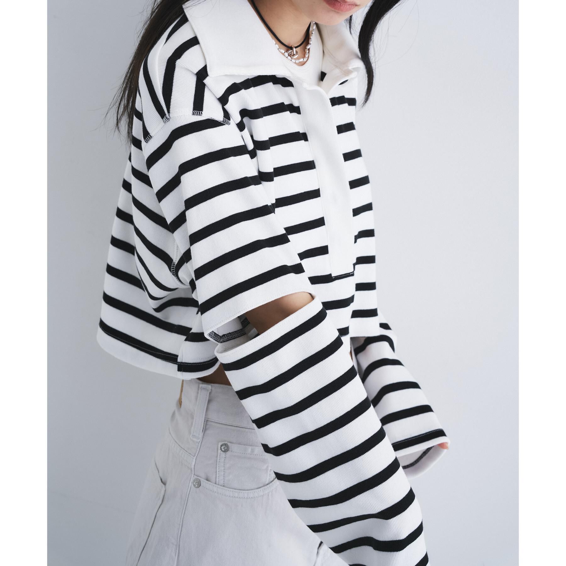 CODE A「cropped lager tee」|Tシャツ・カットソー|