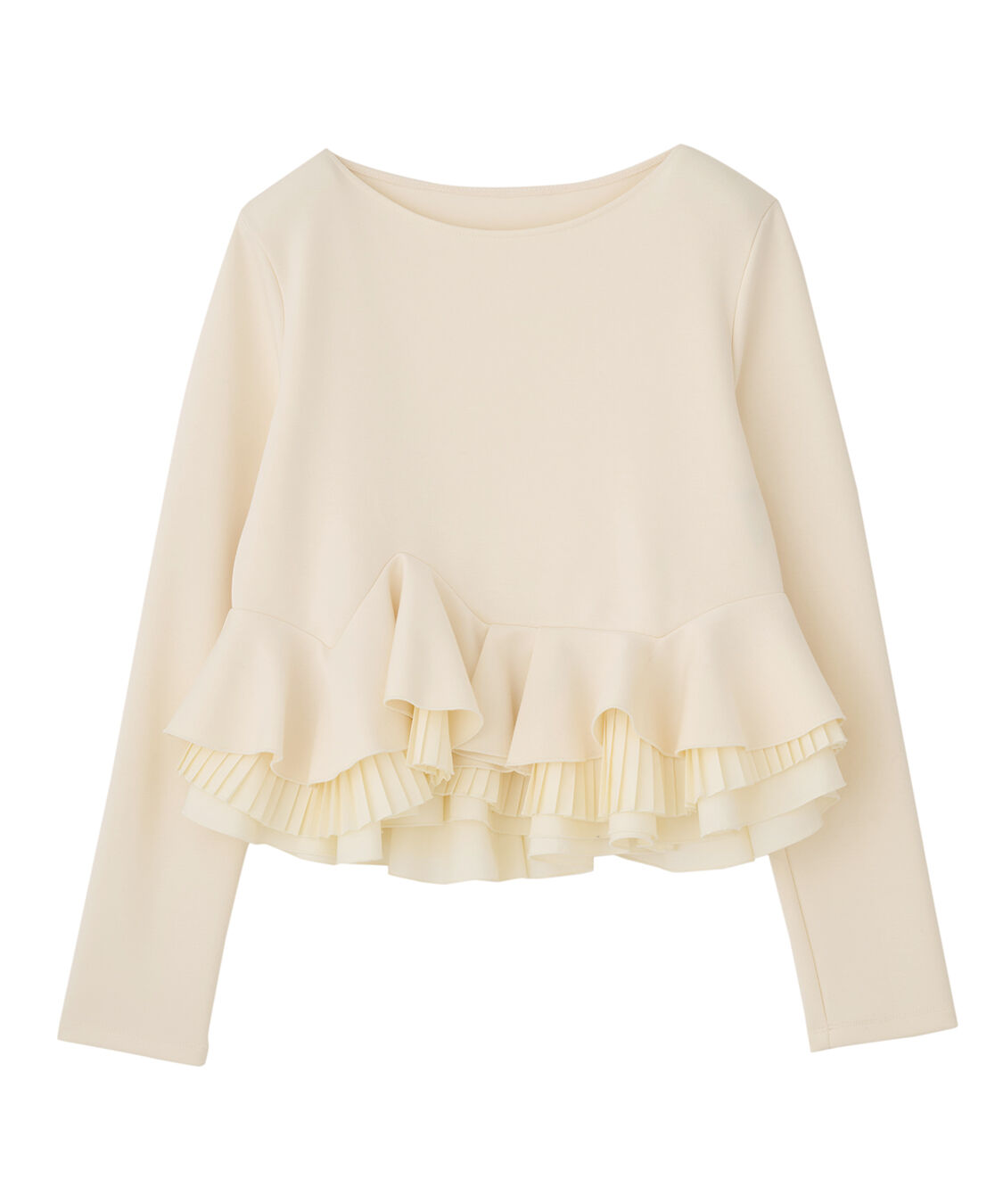 COCO DEAL「ランダムフリルペプラムトップス」|Tシャツ・カットソー|