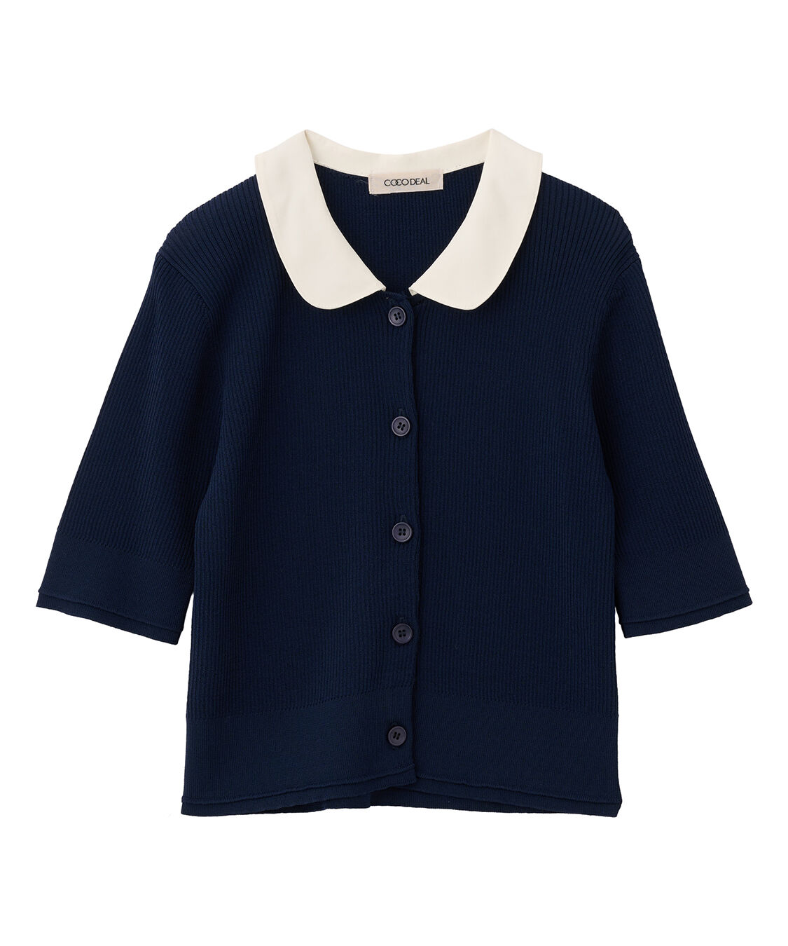 COCO DEAL「フラットカラーニット」|ニット・セーター|