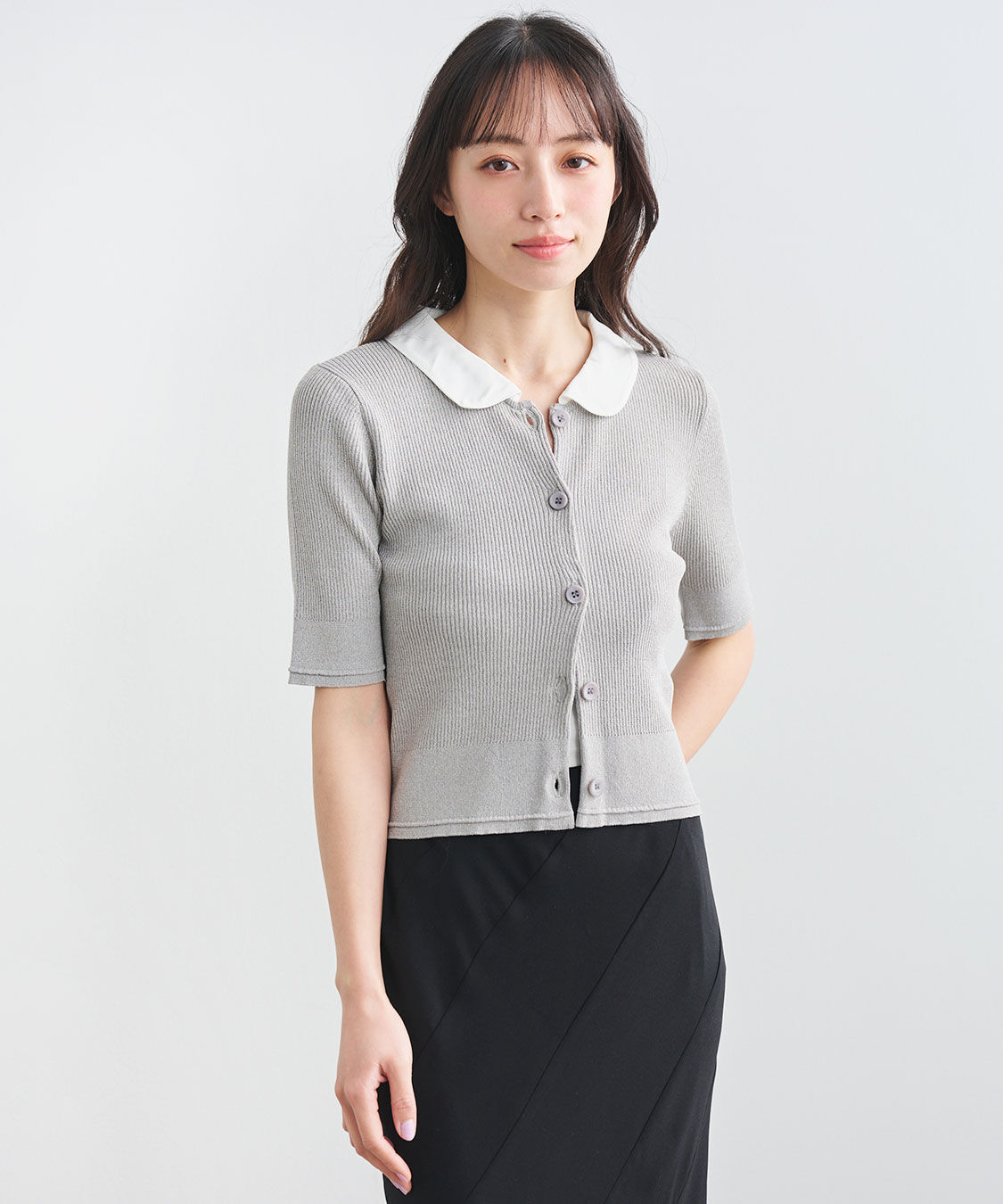 COCO DEAL「フラットカラーニット」|ニット・セーター|