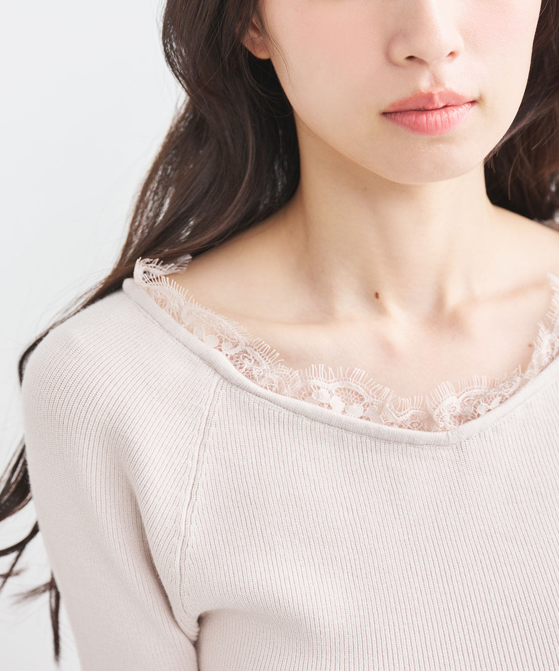COCO DEAL「ネックレースニット」|ニット・セーター|