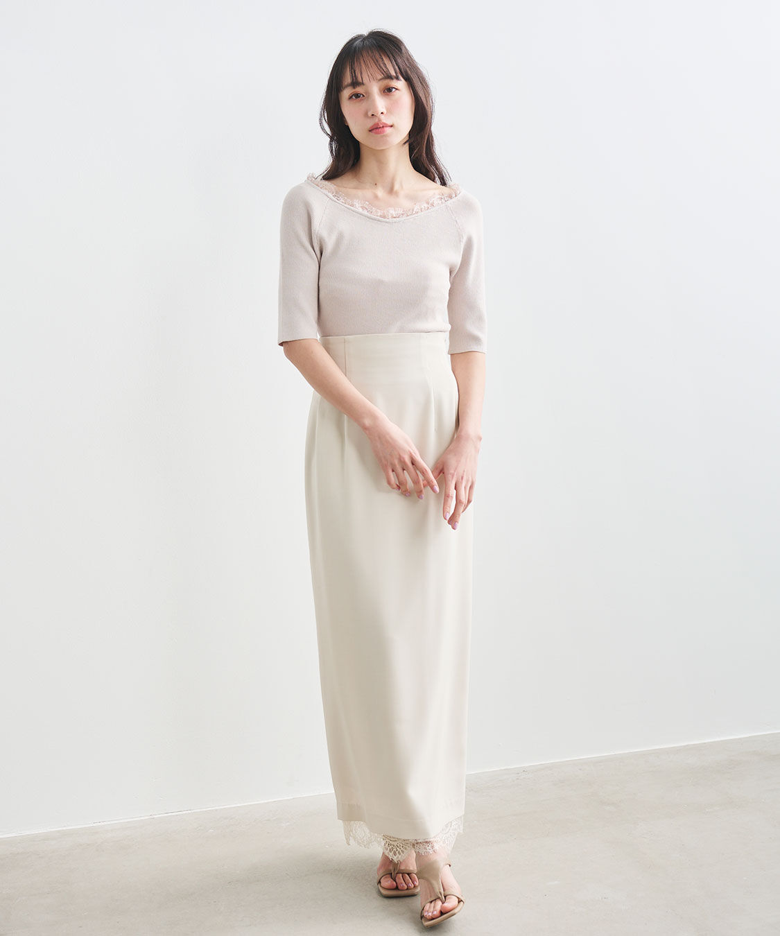 COCO DEAL「ネックレースニット」|ニット・セーター|