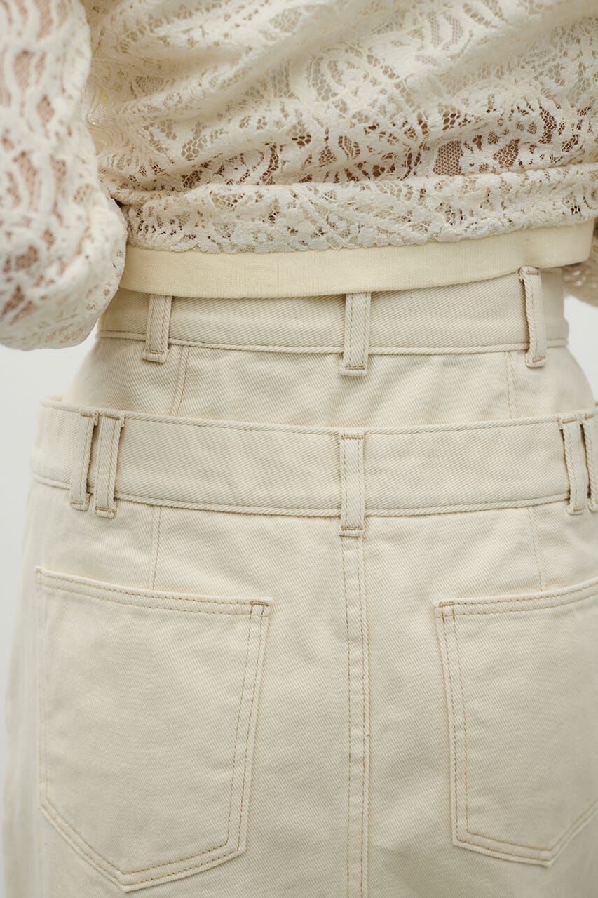 STYLEMIXER「ダブルウエストデニムスカート」|スカート|