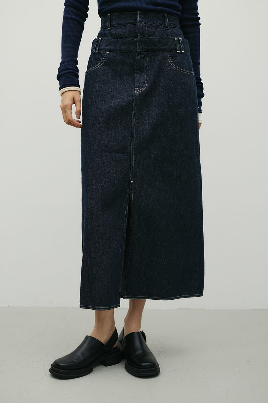 STYLEMIXER「ダブルウエストデニムスカート」|スカート|IDG