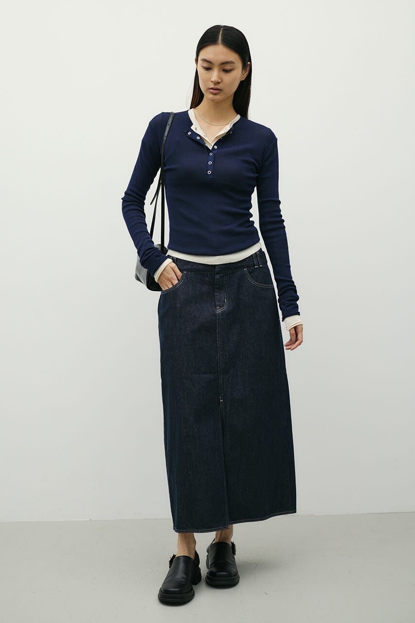 STYLEMIXER「ダブルウエストデニムスカート」|スカート|