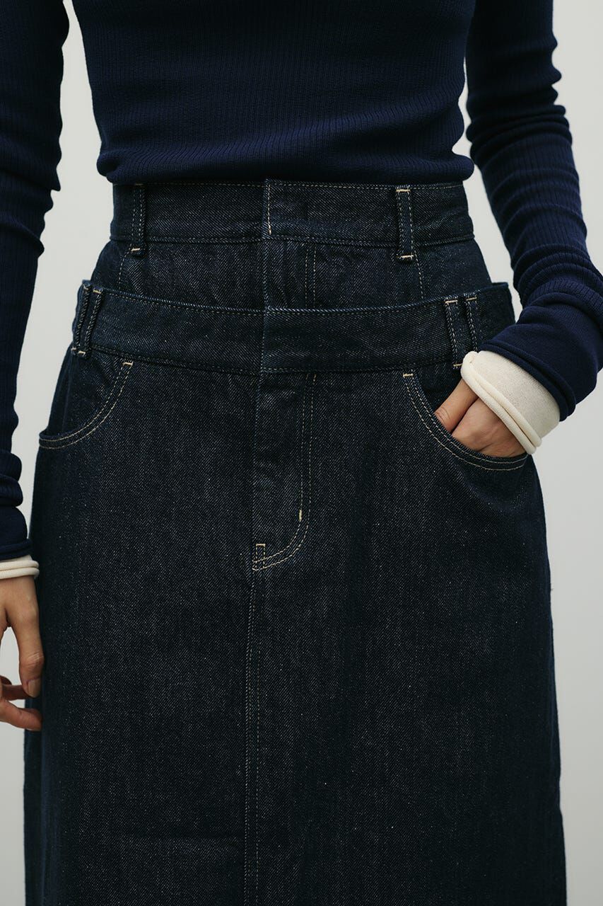 STYLEMIXER「ダブルウエストデニムスカート」|スカート|