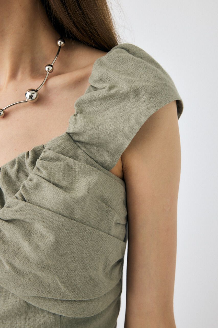 MOUSSY「LAYERED GATHERED ブラウス」|シャツ・ブラウス|