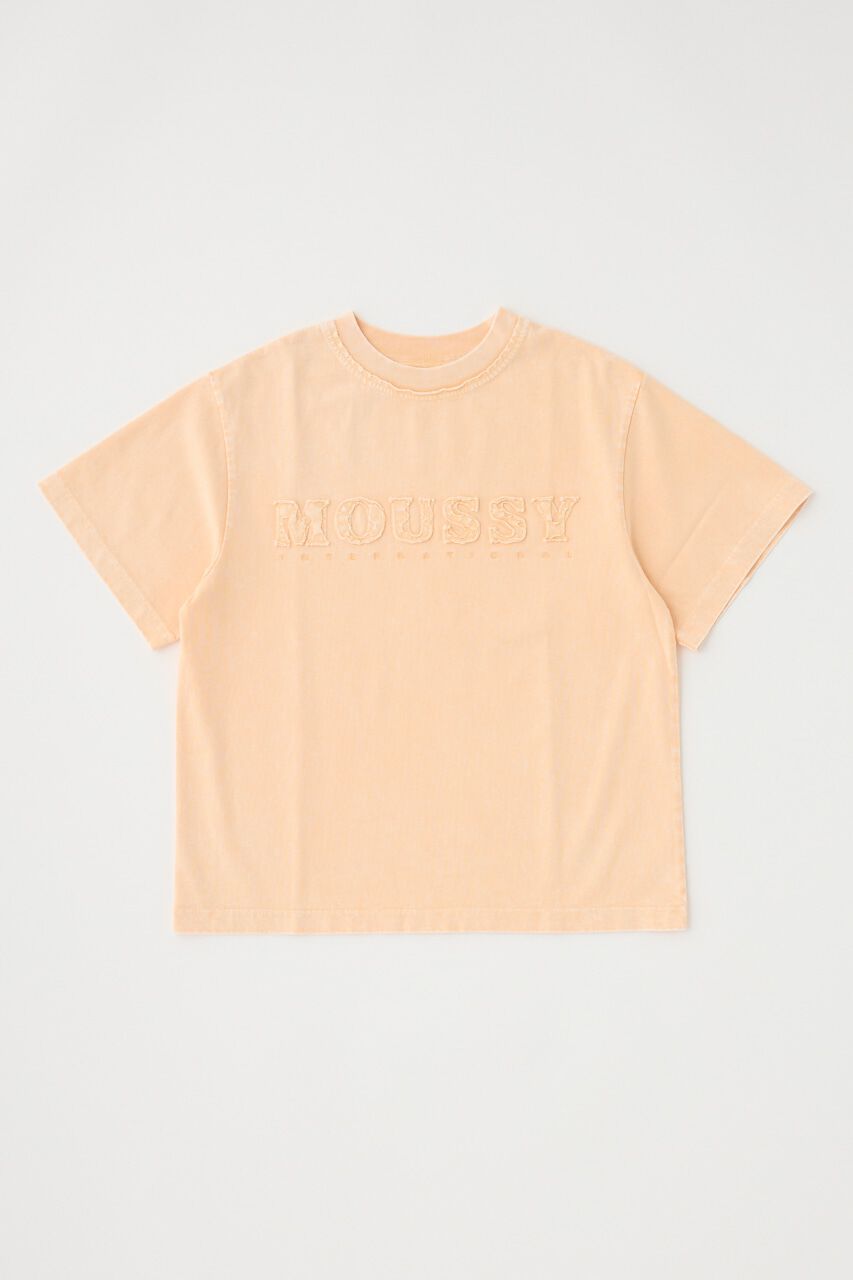 MOUSSY「WASHED PATCH MOUSSY Ｔシャツ」|Tシャツ・カットソー|L/ORG1