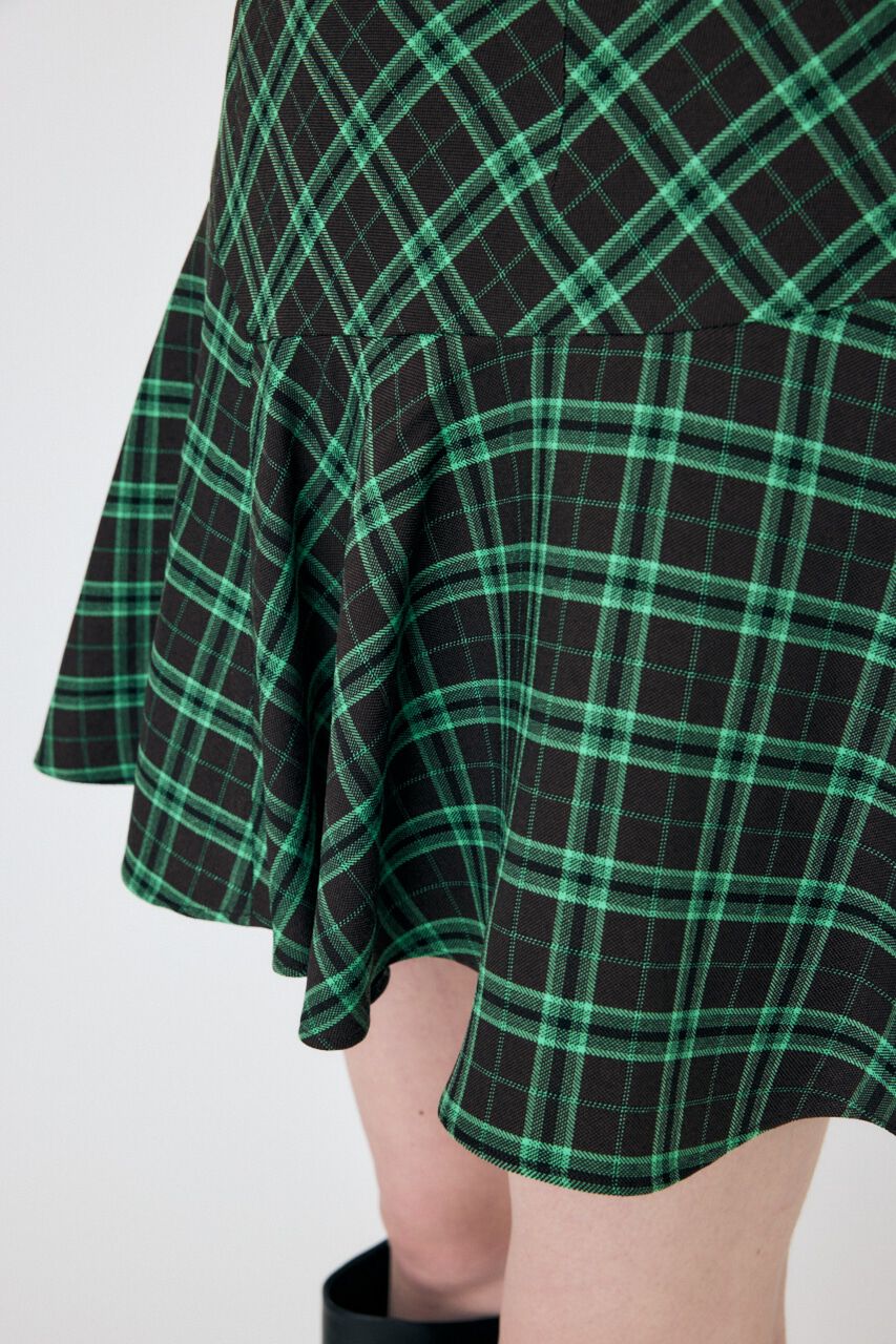 MOUSSY「TARTAN ASSYMMETRY ミニスカート」|スカート|