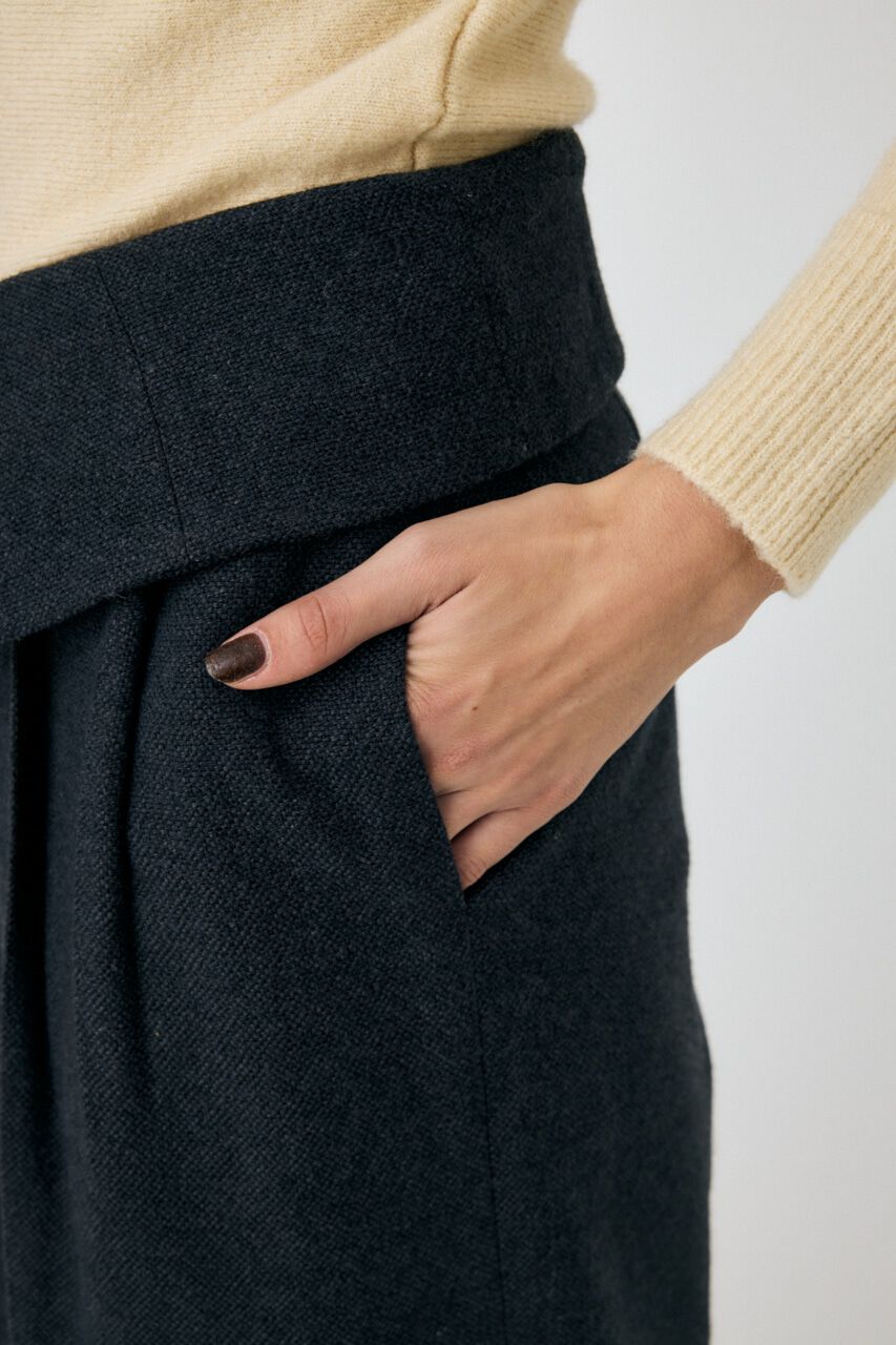 MOUSSY「FOLD WAIST ワイドスラックス」|その他|