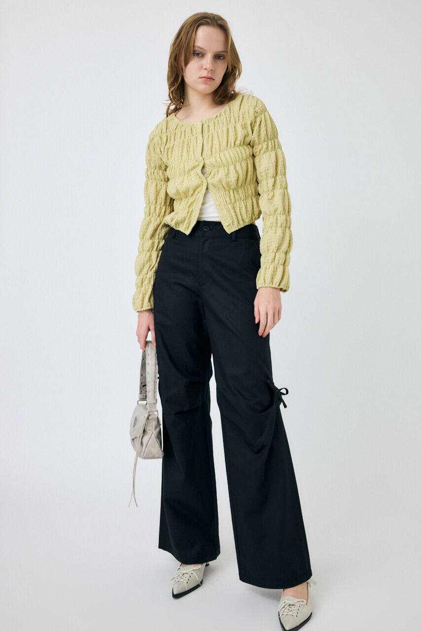 MOUSSY「SHIRRING カーディガン」|Tシャツ・カットソー|