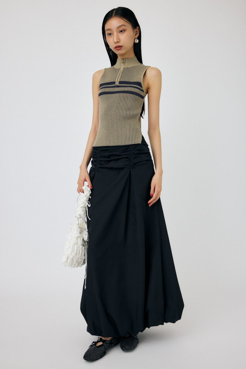 MOUSSY「BALLOON マーメイドスカート」|スカート|BLK