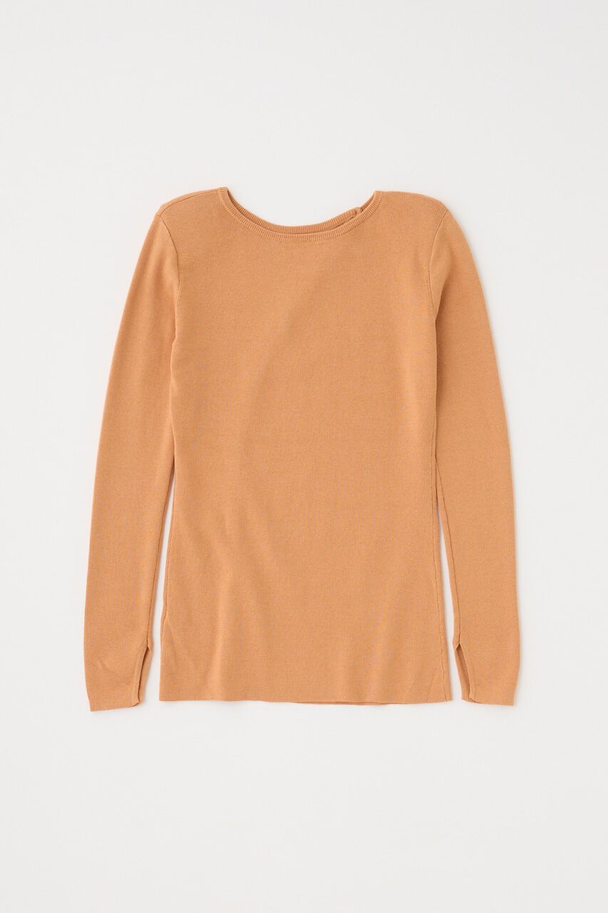 MOUSSY「斜めボタンニットトップス　」|ニット・セーター|