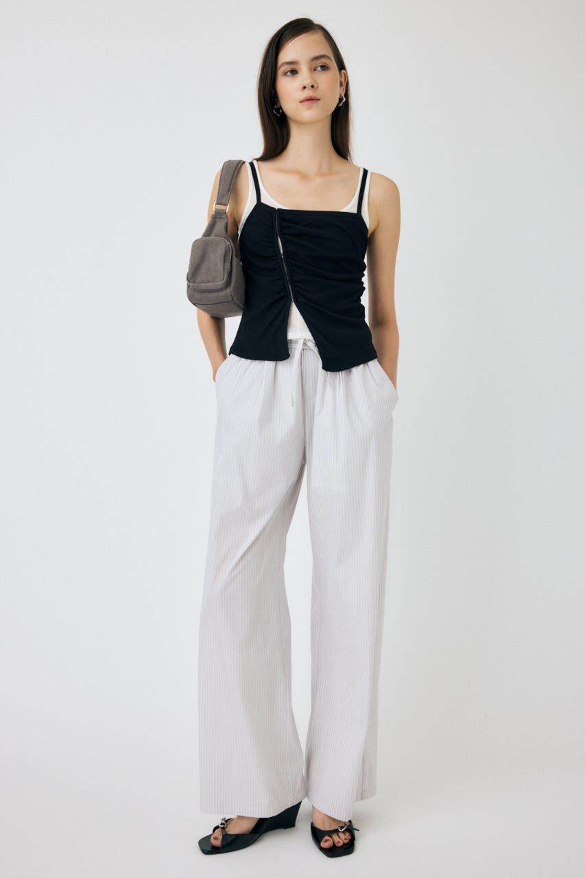 MOUSSY「DOUBLE LAYERED SHEER タンク」|タンクトップ|
