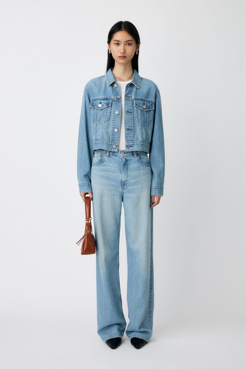 MOUSSY「TENCEL(TM) DENIM SHORT ジャケット」|デニムジャケット|