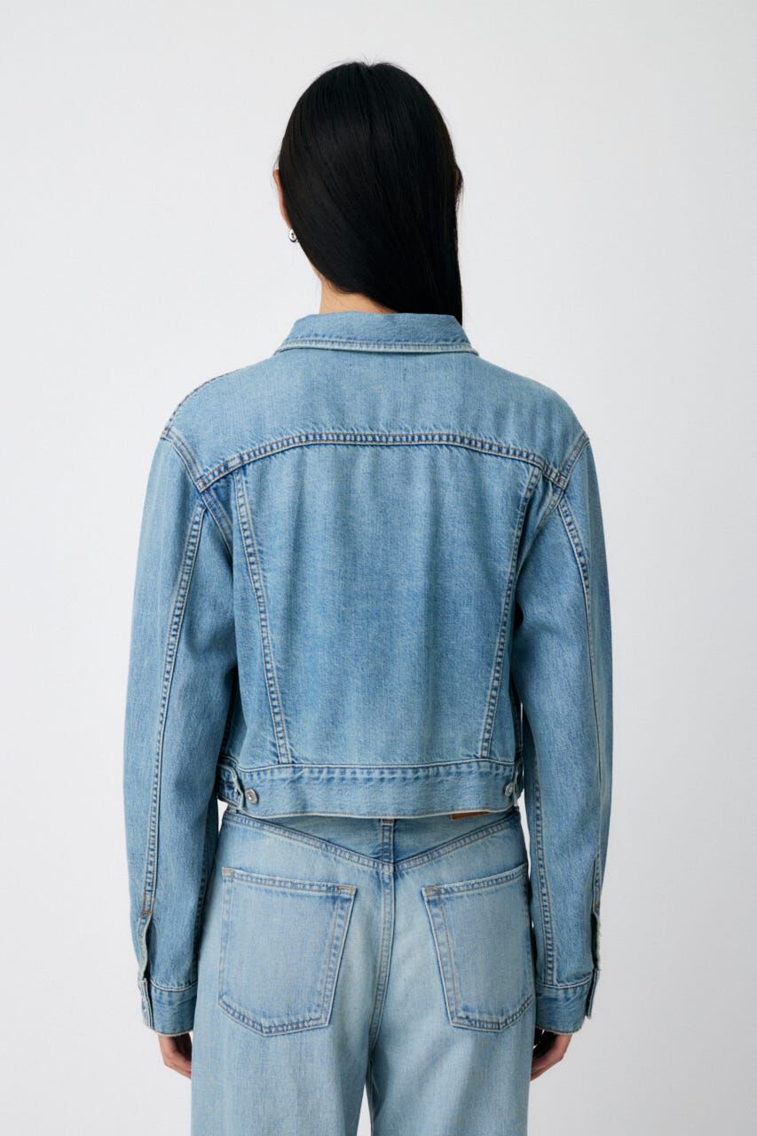 MOUSSY「TENCEL(TM) DENIM SHORT ジャケット」|デニムジャケット|