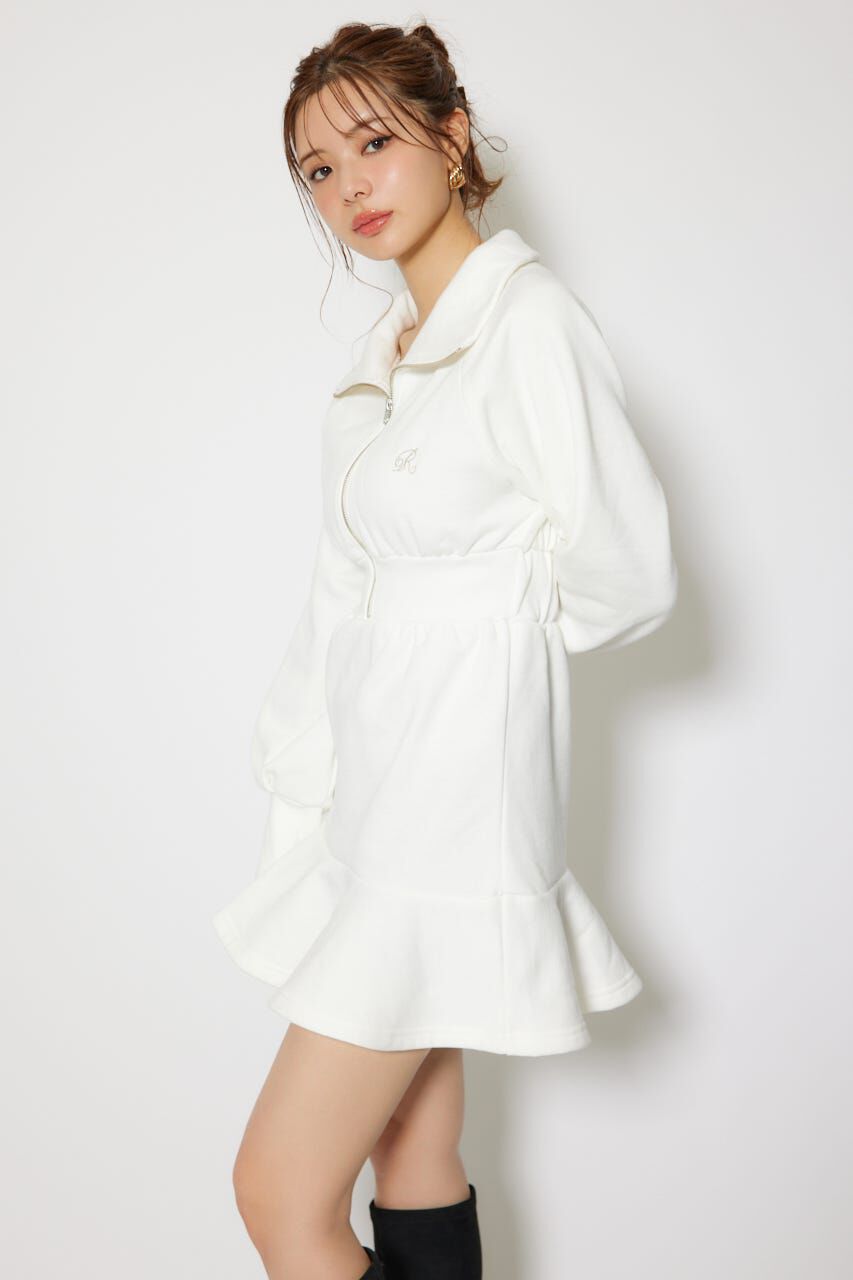 rienda「ティアードペプラムワンピース」|ワンピース|