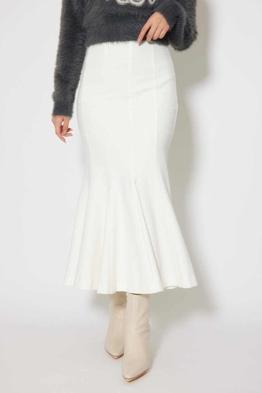 rienda「バックレースアップデザインマーメイドスカート」|スカート|WHT