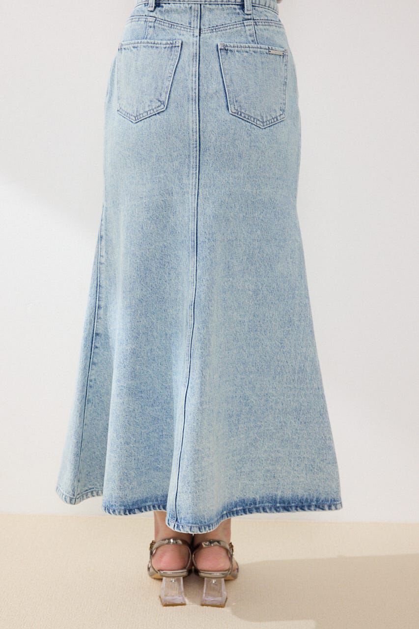 rienda「ダブルベルトマーメイドデニムスカート」|スカート|